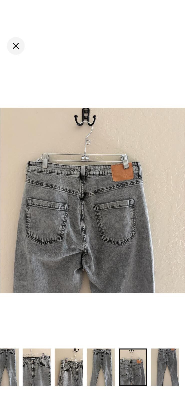Zara Zara Light Gray Denim Pants Size 32" / US 10 / IT 46 - 5 Thumbnail