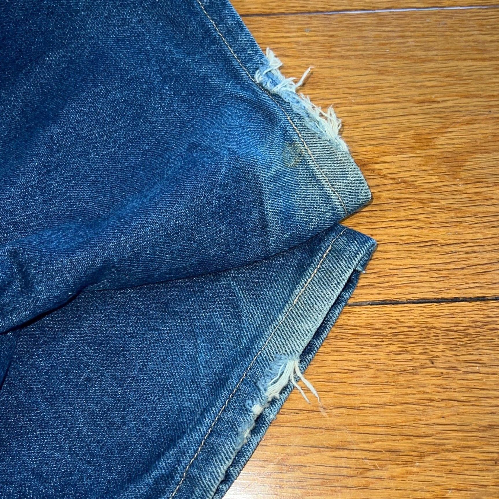 Wrangler Wrangler Jeans Mens Flat Front Stretch High Rise Straight Blue 34X30 Denim 5-Pocket Regular Mens Size US 34 / EU 50 - 6 Thumbnail