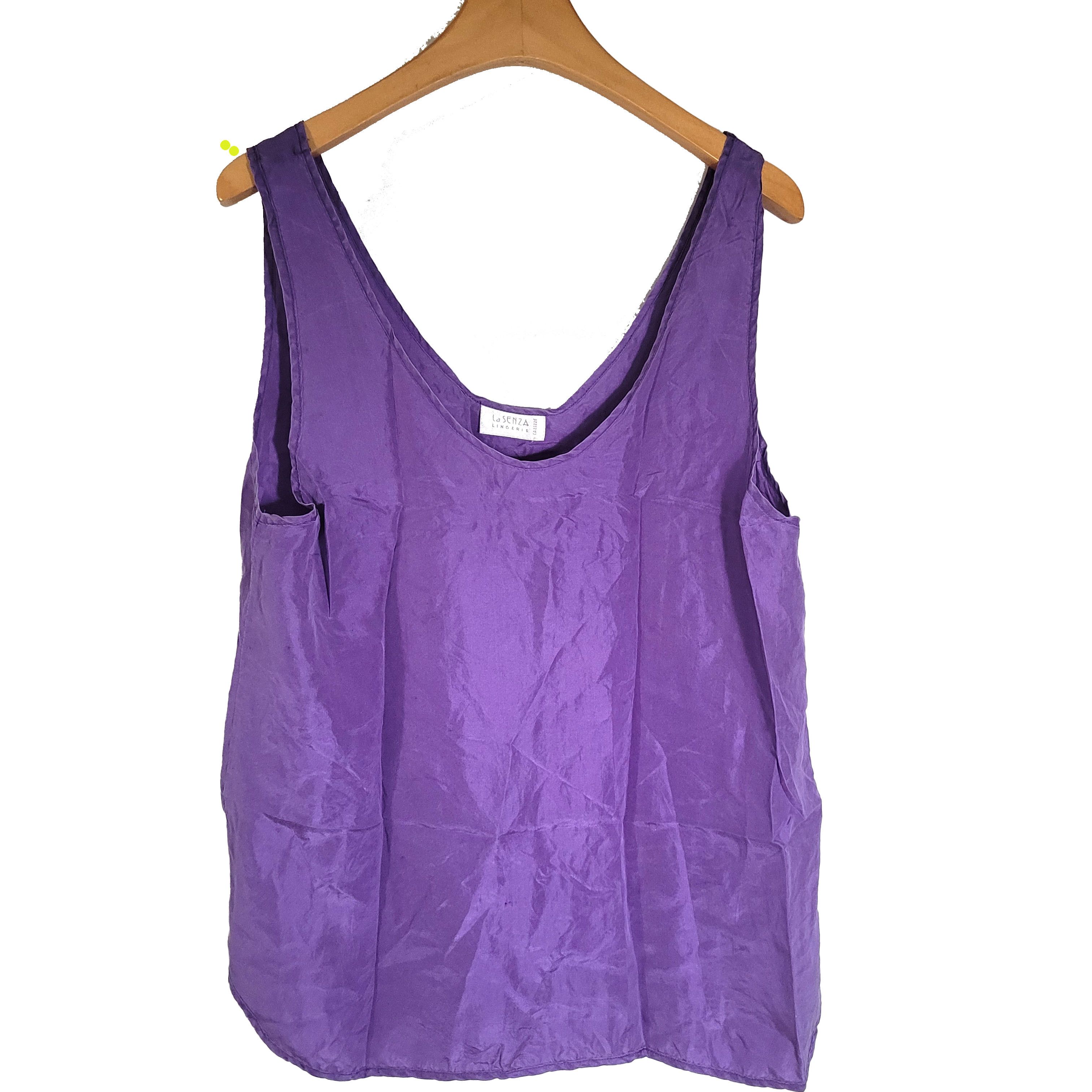 Other Women's 100% Silk Size S SleevelessTank Top SBK114 Size S / US 4 / IT 40 - 1 Thumbnail