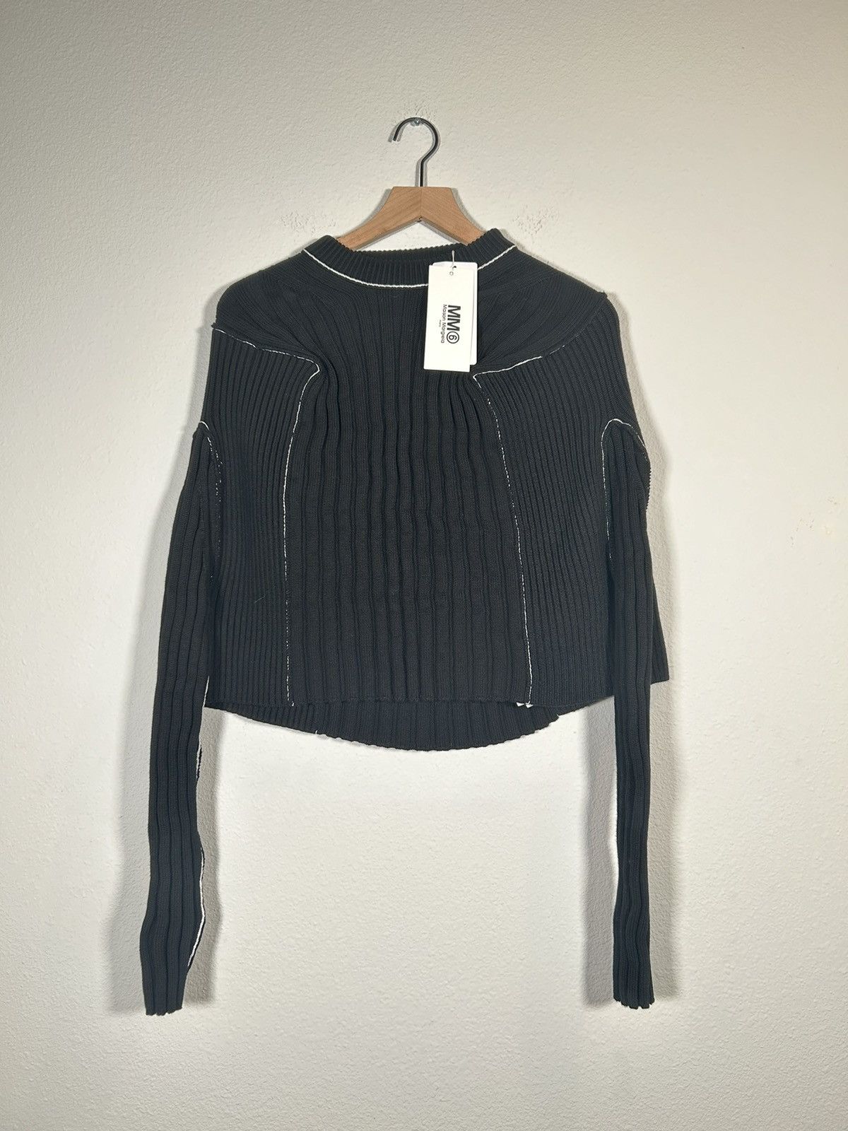 Maison Margiela NWT! SS23 Boxy Reworked Cropped Knit Size US S / EU 44-46 / 1 - 1 Thumbnail