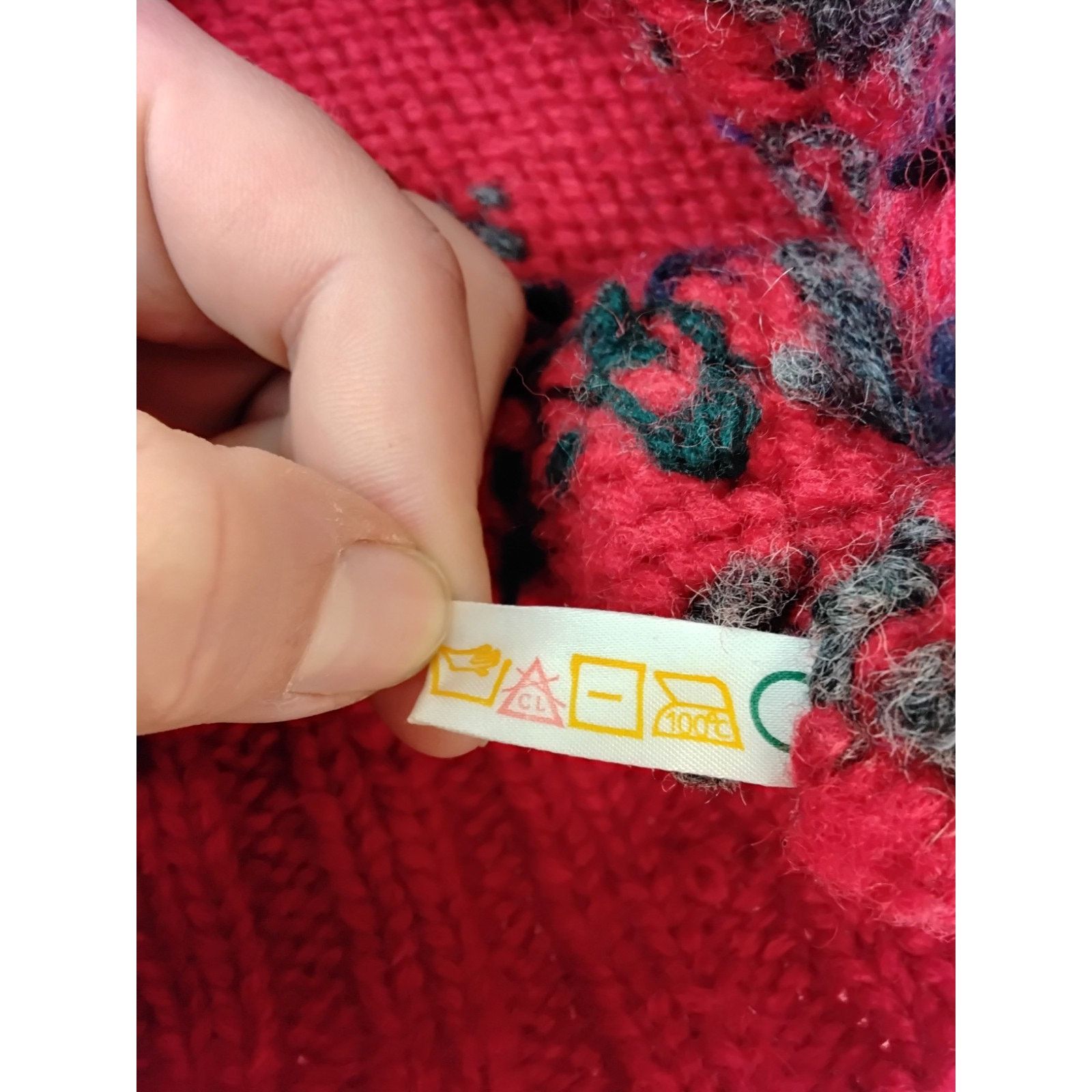 Polo Ralph Lauren Polo by Ralph Lauren Sweater Men's M Red Blue Label 1990s Size US M / EU 48-50 / 2 - 11 Thumbnail