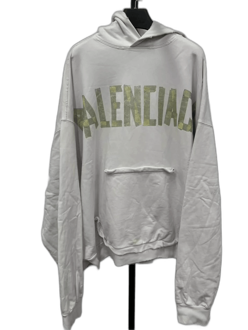 Balenciaga Balenciaga Tape Hoodie with Logo Design-2505 Size US XL / EU 56 / 4 - 1 Thumbnail