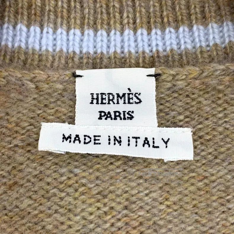 Hermes Hermes Brown Cashmere Knit Cardigan Coat. Size US S / EU 44-46 / 1 - 6 Thumbnail
