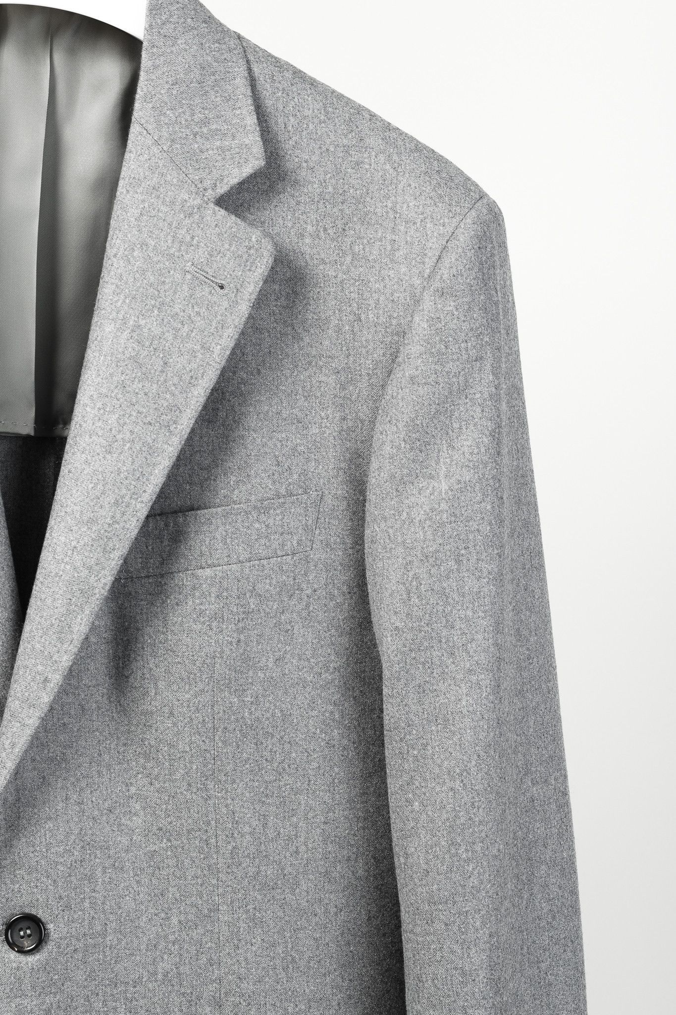 Canali Canali Light Grey Wool Lightweight Classic Blazer Size 40R - 4 Thumbnail