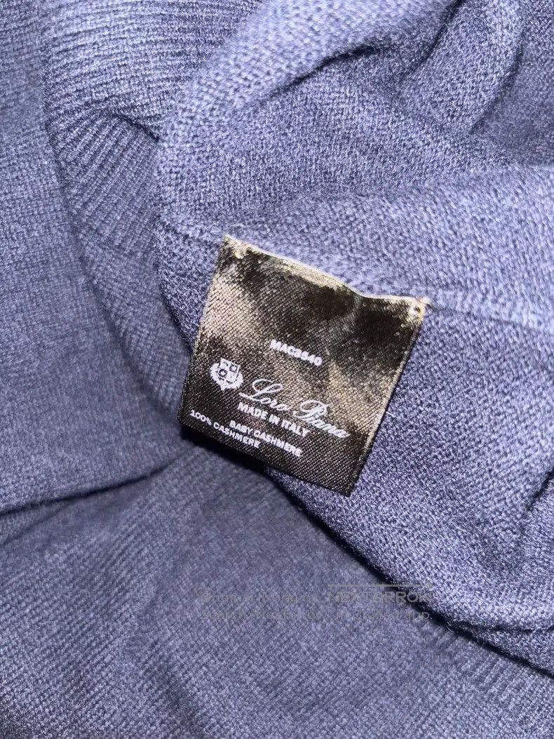 Loro Piana Loro Piana Navy Blue Baby Cashmere Knit Top Size US M / EU 48-50 / 2 - 6 Thumbnail