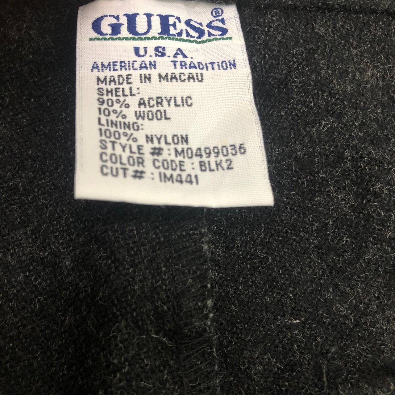 Guess P862. GUESS WOOL BAGGY PANTS Size 28" / US 6 / IT 42 - 7 Thumbnail