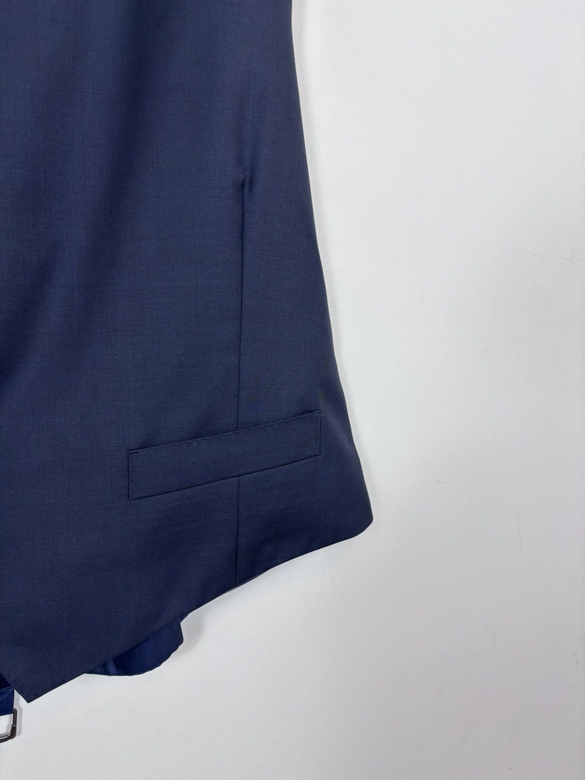 Suitsupply Suitsupply Lazio Men’s Navy Blue Wool Waistcoat Vest Size 52S - 7 Thumbnail