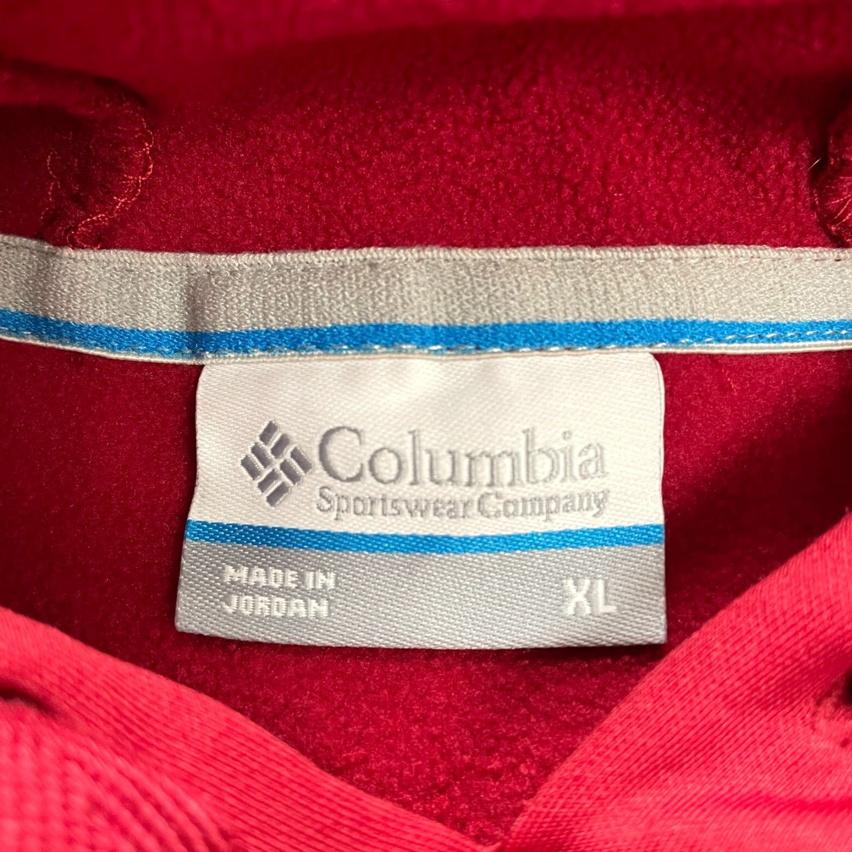Vintage Columbia Hoodie Sweatshirt Mens XL Red Pockets Fleece Pullover Jacket Graphic Size US XL / EU 56 / 4 - 6 Thumbnail
