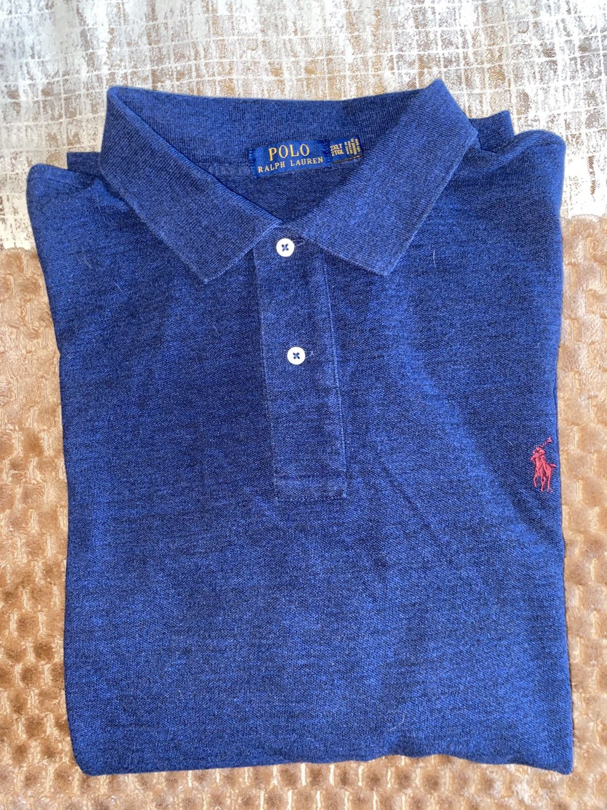 Polo Ralph Lauren Dark Blue Polo Ralph Lauren Long Sleeve Size US XXL / EU 58 / 5 - 1 Thumbnail