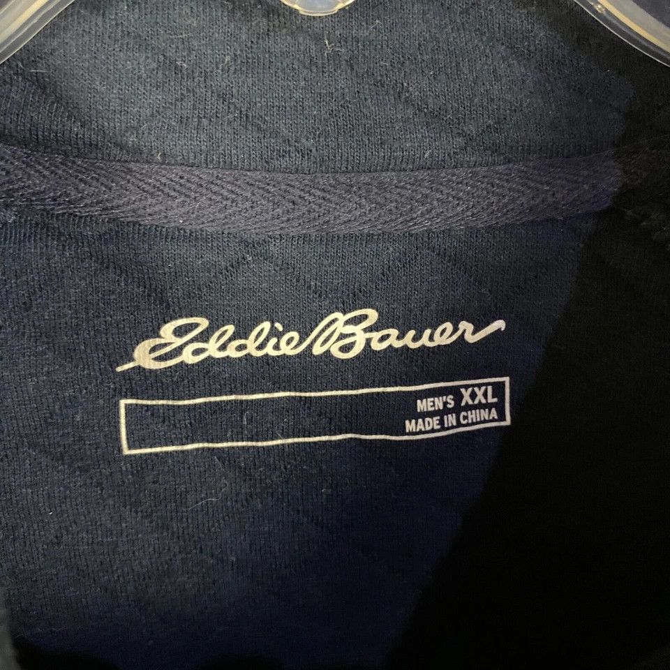 Eddie Bauer Eddie Bauer Fleece Men's XXL 2XL Henley Snap Cotton Size US XXL / EU 58 / 5 - 2 Thumbnail