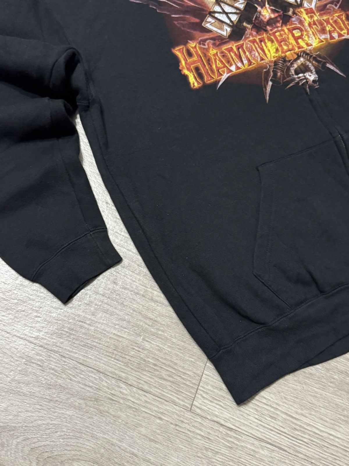 Band Tees 🔷Vintage Hammerfall Hammer Of Dawn Zip Hoodie🔷 Size US XXL / EU 58 / 5 - 2 Thumbnail