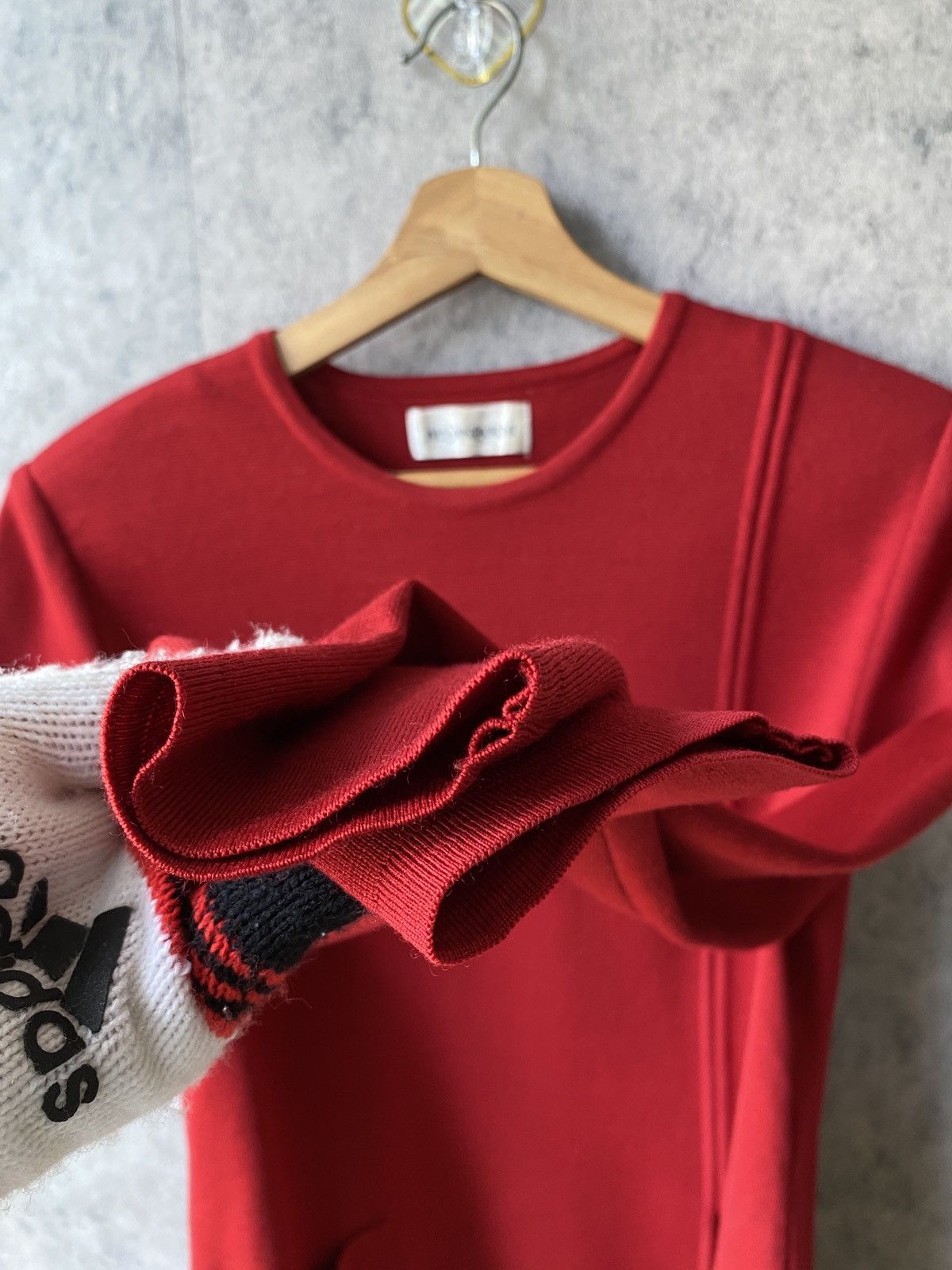 Vintage × Yves Saint Laurent Vintage 90s Yves Saint Laurent Wool Long Sleeve Shirt Size S / US 4 / IT 40 - 6 Thumbnail