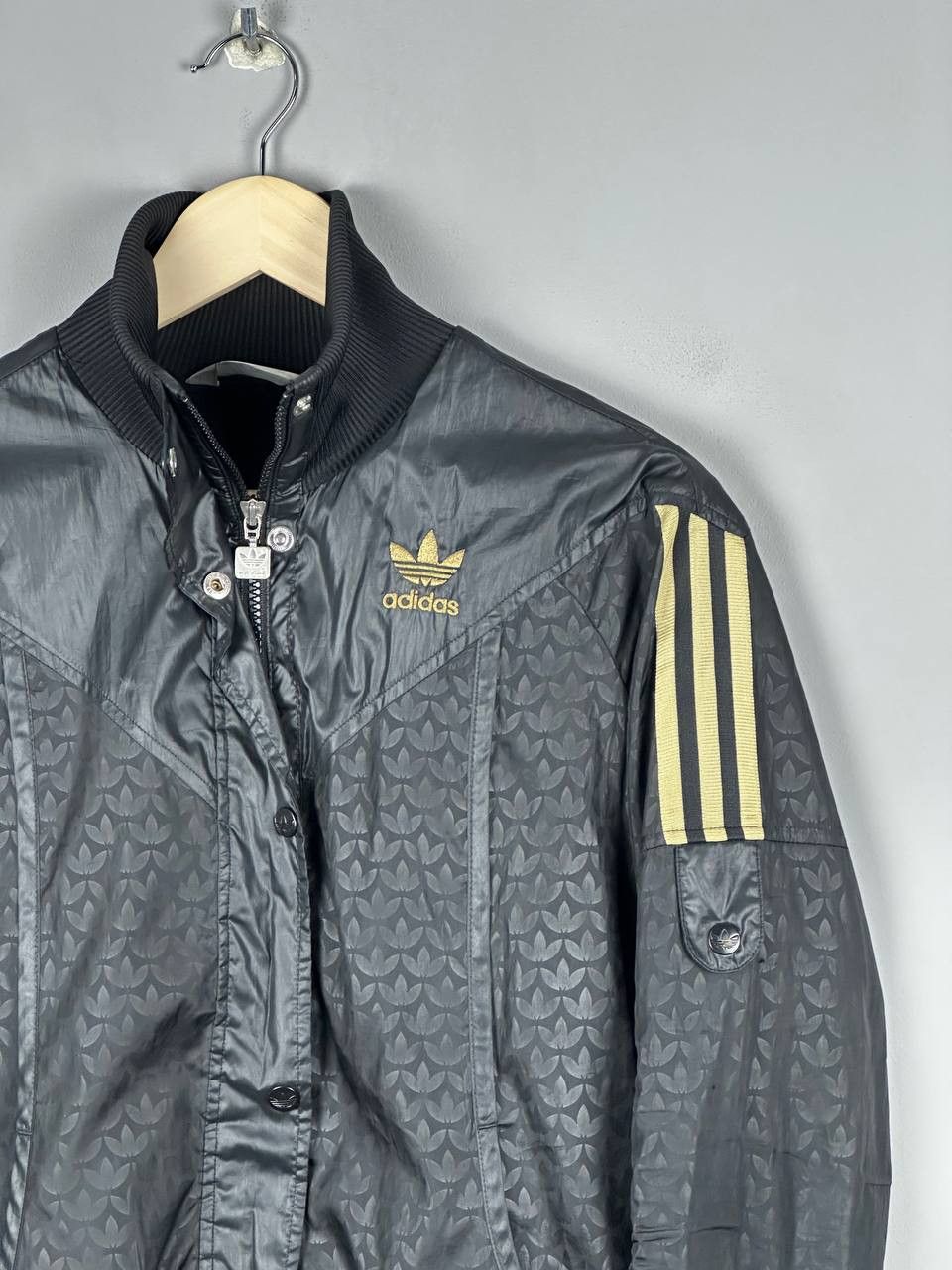Adidas Vintage Crazy Adidas Nylon Track Jacket Y2K Size US S / EU 44-46 / 1 - 5 Thumbnail