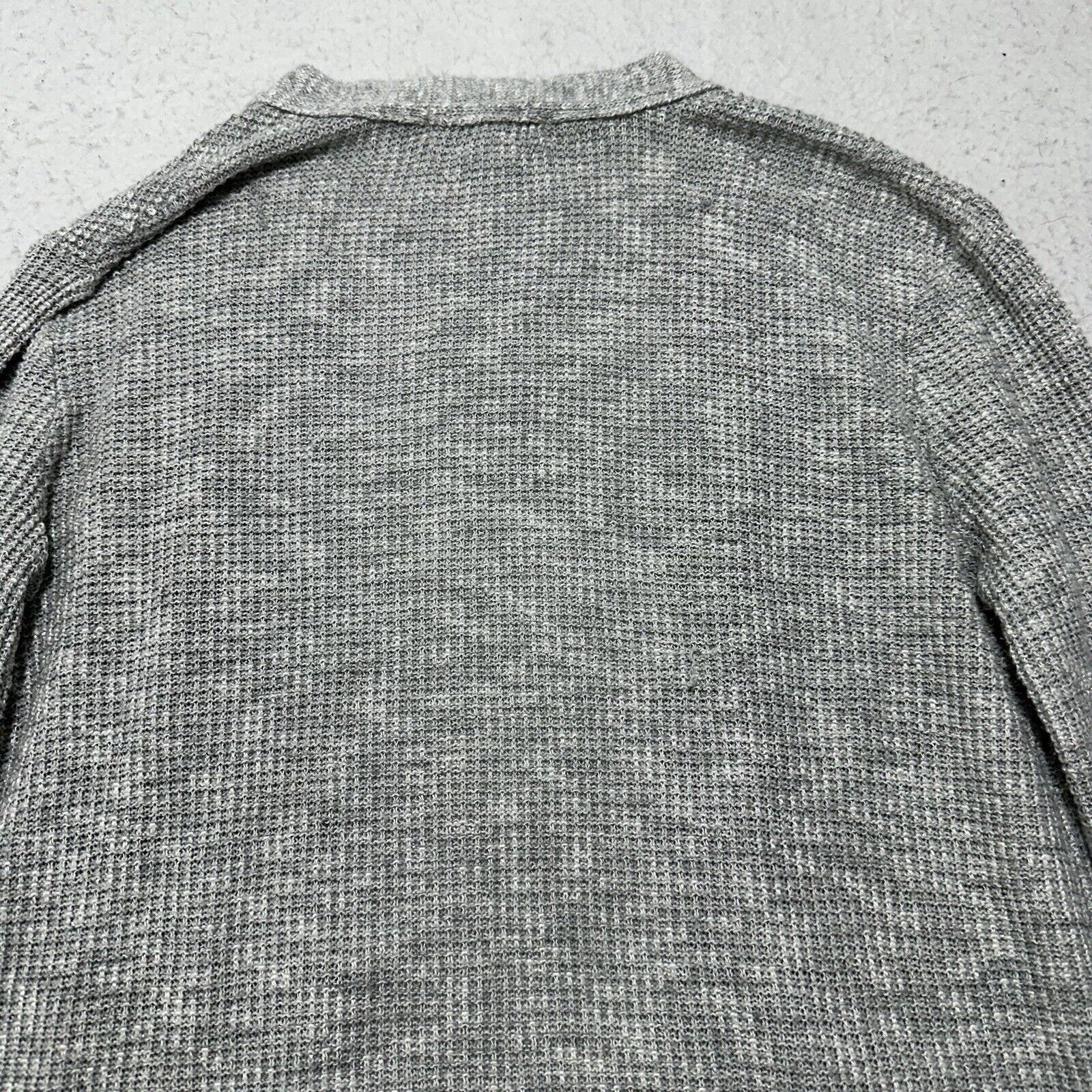 American Eagle Outfitters American Eagle XXS Open Front Waffle Cardigan Sweater Gray Size XXS / US 00 / IT 34 - 11 Thumbnail