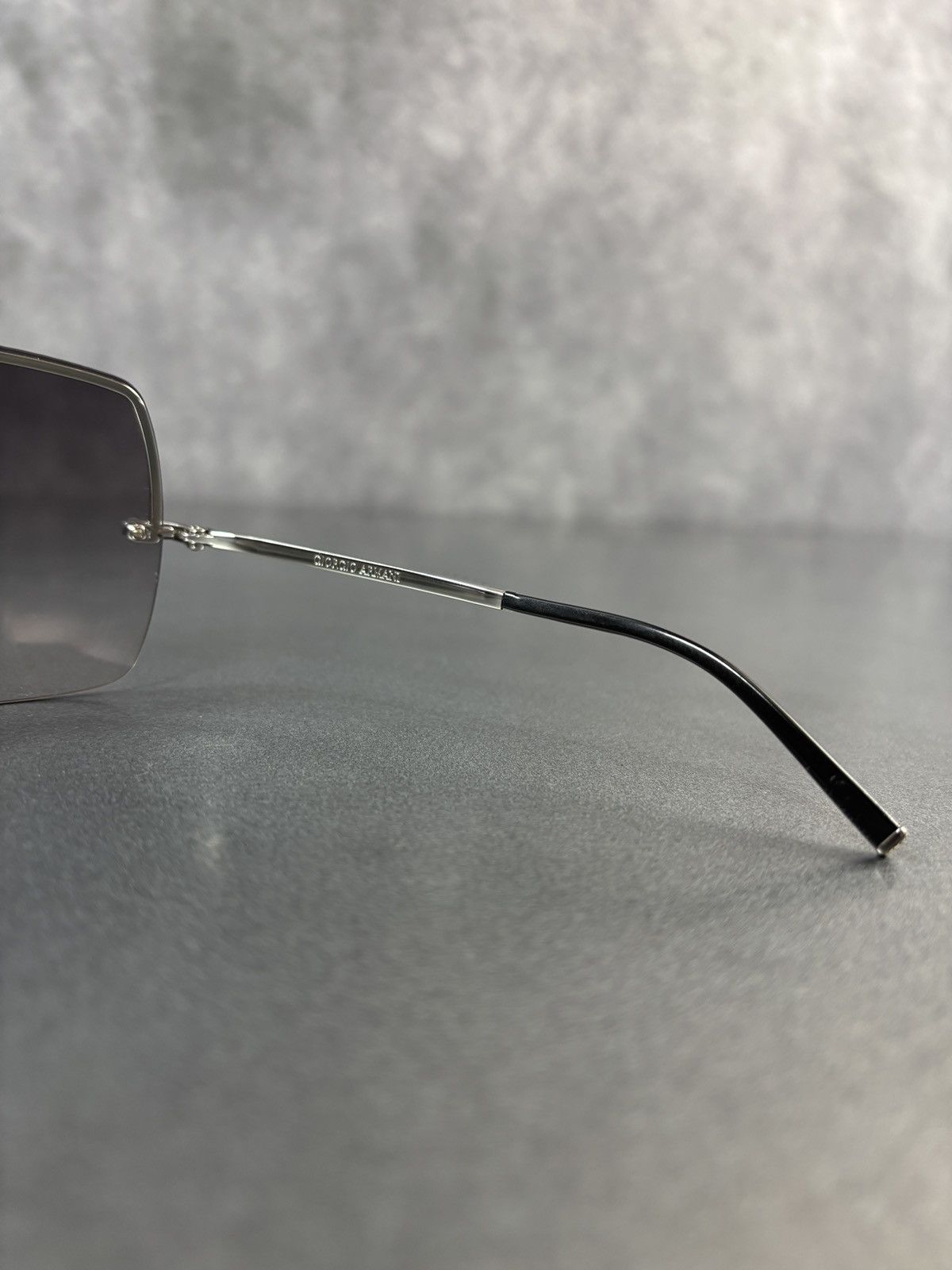 Giorgio Armani 2000s Giorgio Armani Shield Sunglasses GA 329/S Y2K Metal Size ONE SIZE - 10 Thumbnail