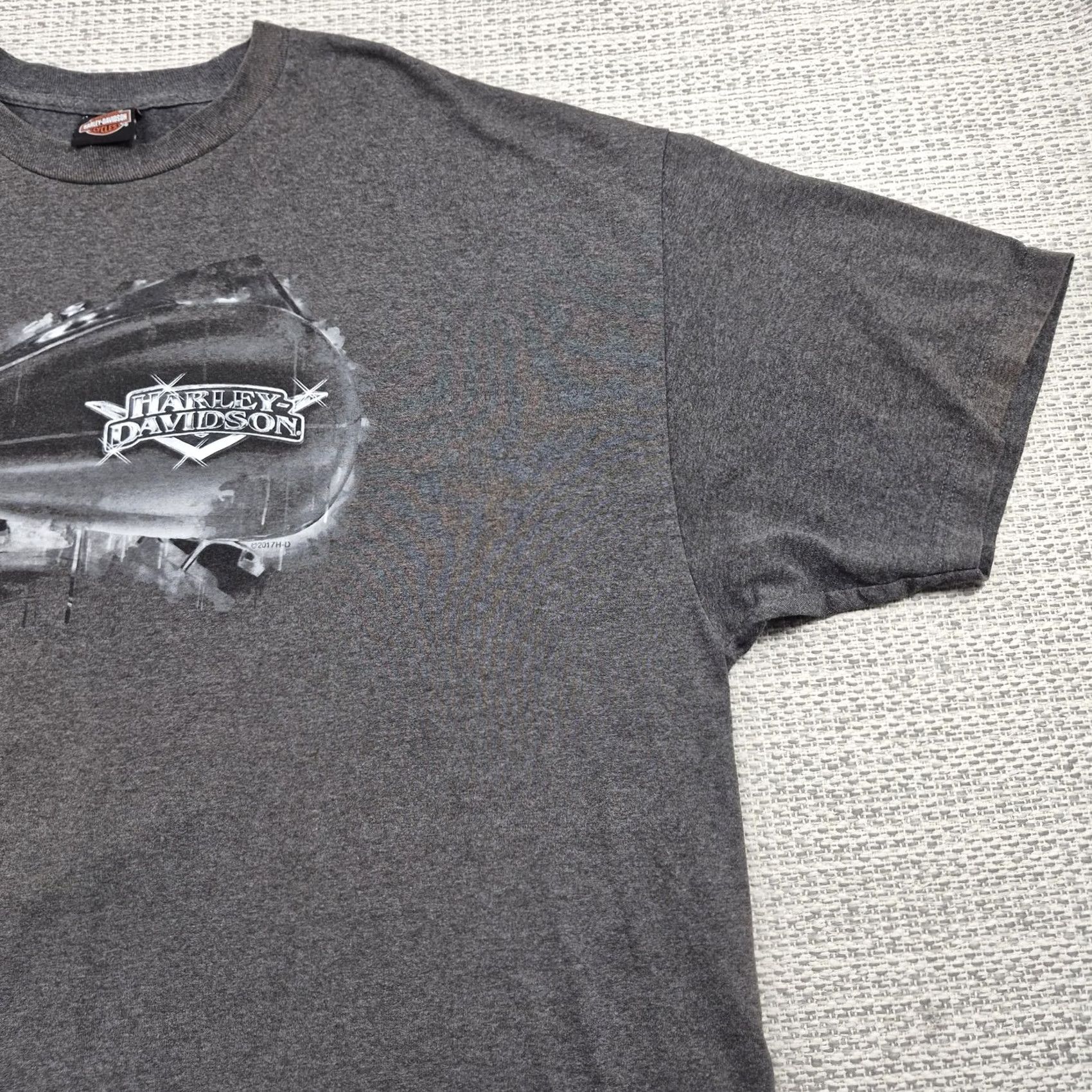 Harley Davidson Harley-Davidson Shirt Mens 3XL Gray Skull Tank Graphic Biker Tee Cancun Mexico Size US XXL / EU 58 / 5 - 4 Thumbnail