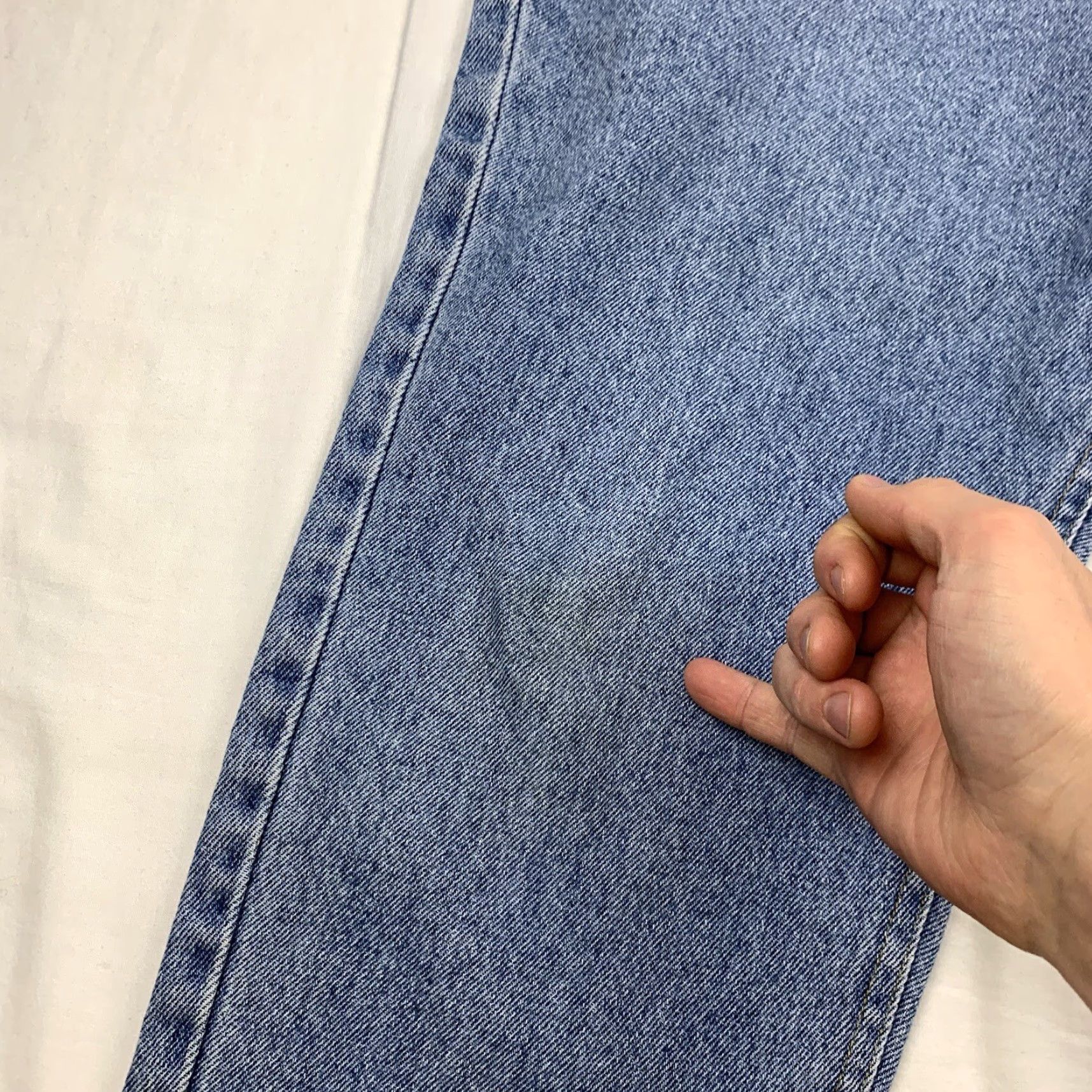 Lee VINTAGE Lee Riders Jeans Womens 18 Petites High Waisted 90s USA Union Blue Denim Mom Jeans Girls Size 40" / US 18 - 3 Thumbnail