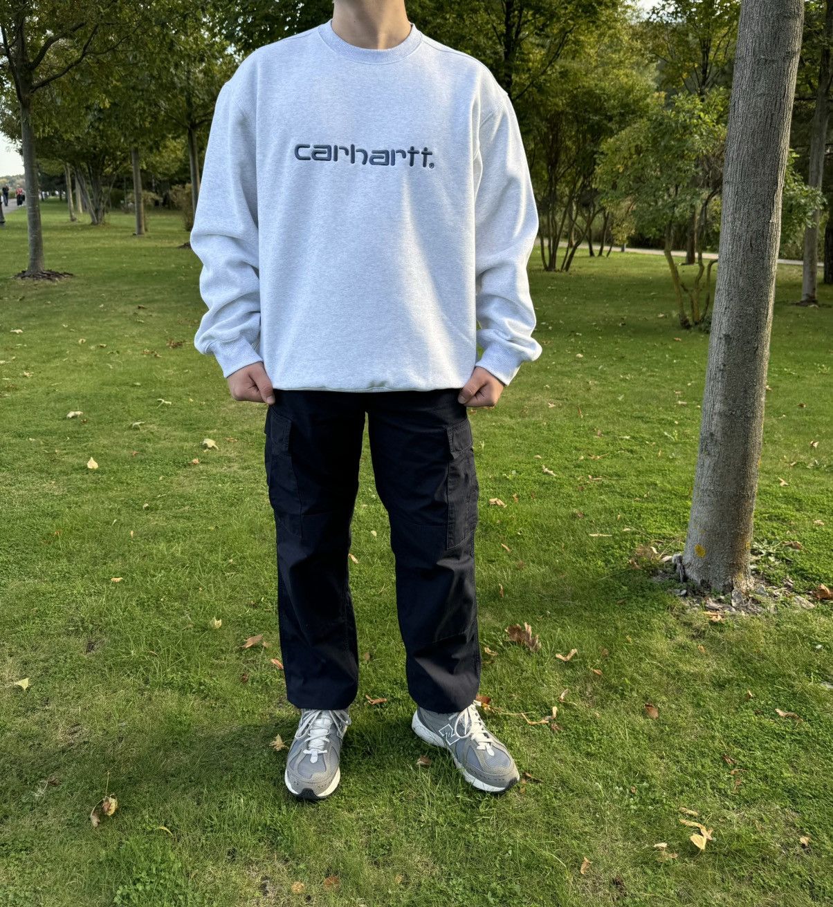 Carhartt Wip Carhartt Ash Heather Sweatshirt Size US XL / EU 56 / 4 - 3 Thumbnail