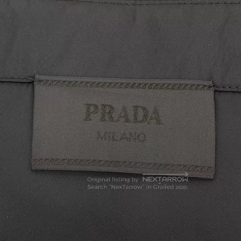 Prada Prada Black triangle nylon long-sleeved jacket Size US M / EU 48-50 / 2 - 6 Thumbnail