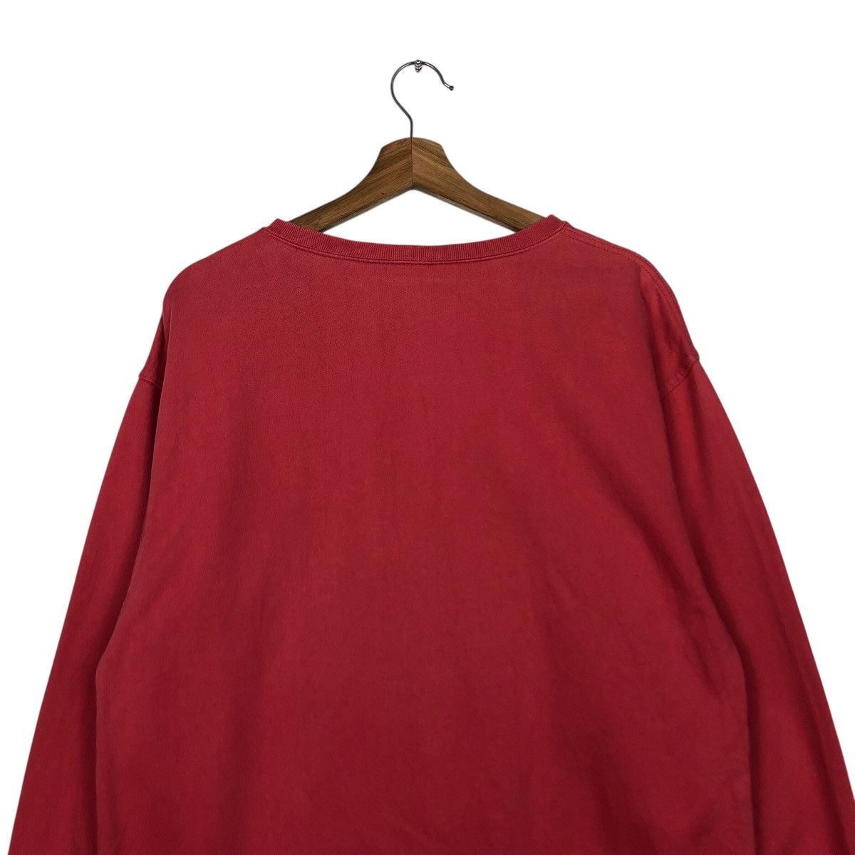 Japanese Brand CHUMS Bold Front Logo Red Crewneck Size US L / EU 52-54 / 3 - 10 Thumbnail