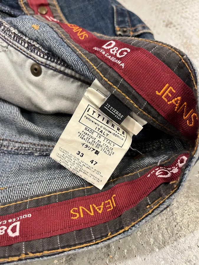 Dolce & Gabbana AW2003 Dolce & Gabbana Blue Denim Jeans Size US 32 / EU 48 - 12 Thumbnail