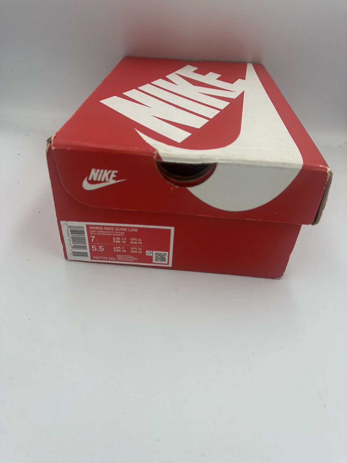 Nike Nike Dunk Low Cracked Orange Size US 7 / IT 37 - 11 Thumbnail