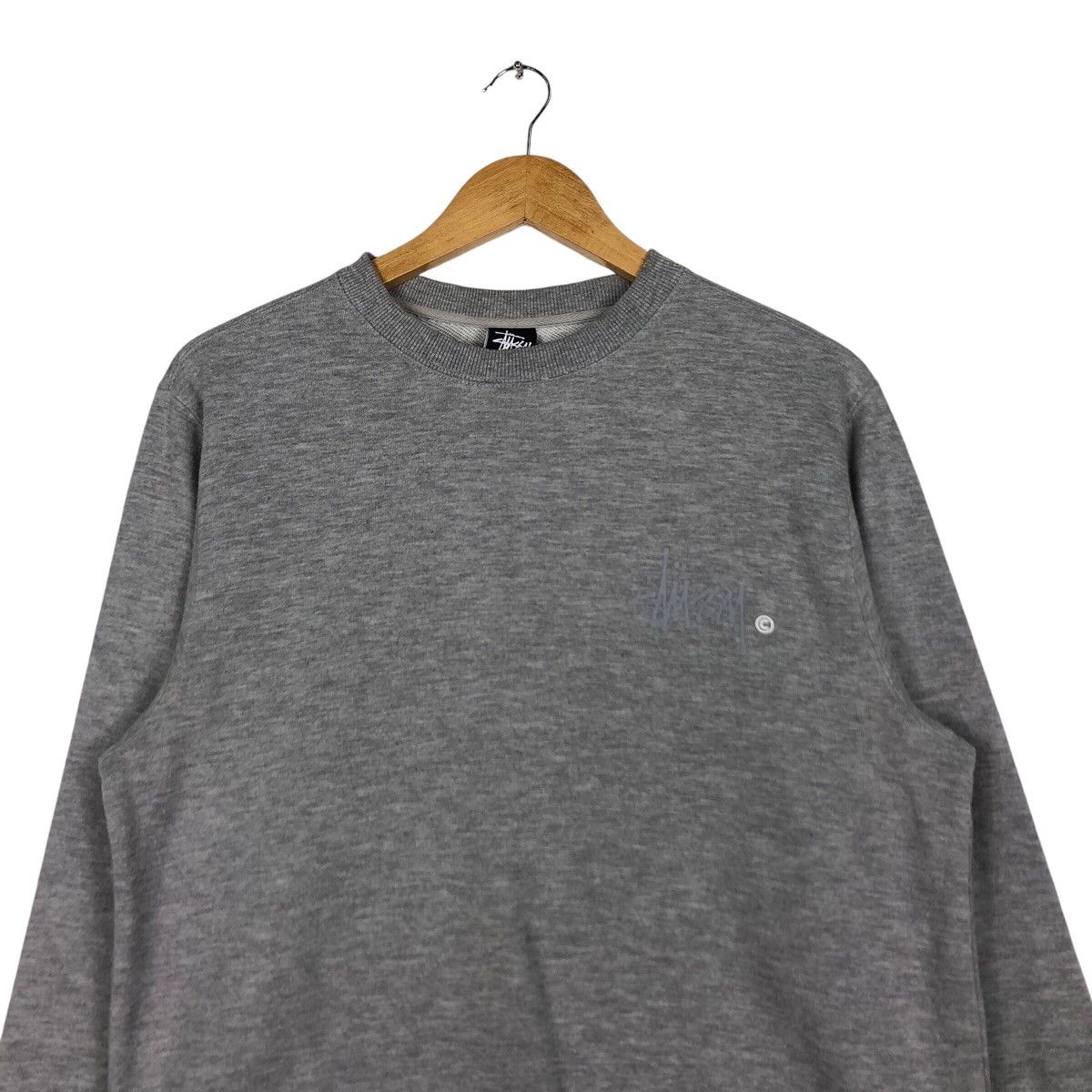 Japanese Brand × Stussy Vintage Stussy Japanese Brand Rare Design Grey Sweatshirt Size US S / EU 44-46 / 1 - 2 Thumbnail