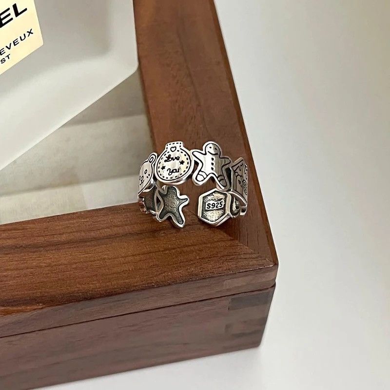 Jewelry × Vintage Cartoon Human-Shaped Ring Size ONE SIZE - 3 Thumbnail