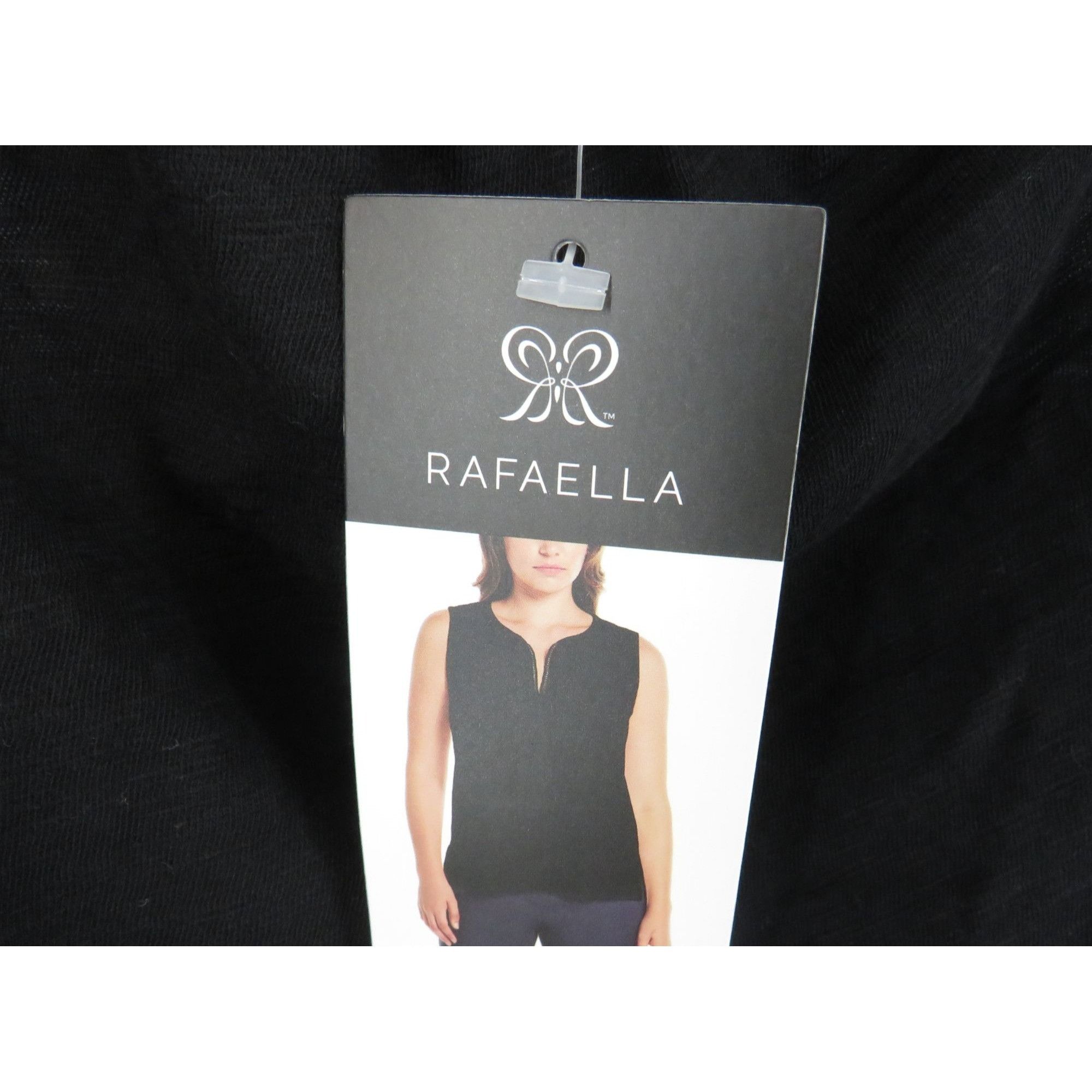 Other Rafaella Black Sleeveless Lace Up Top Small NWT $59 Size S / US 4 / IT 40 - 4 Thumbnail