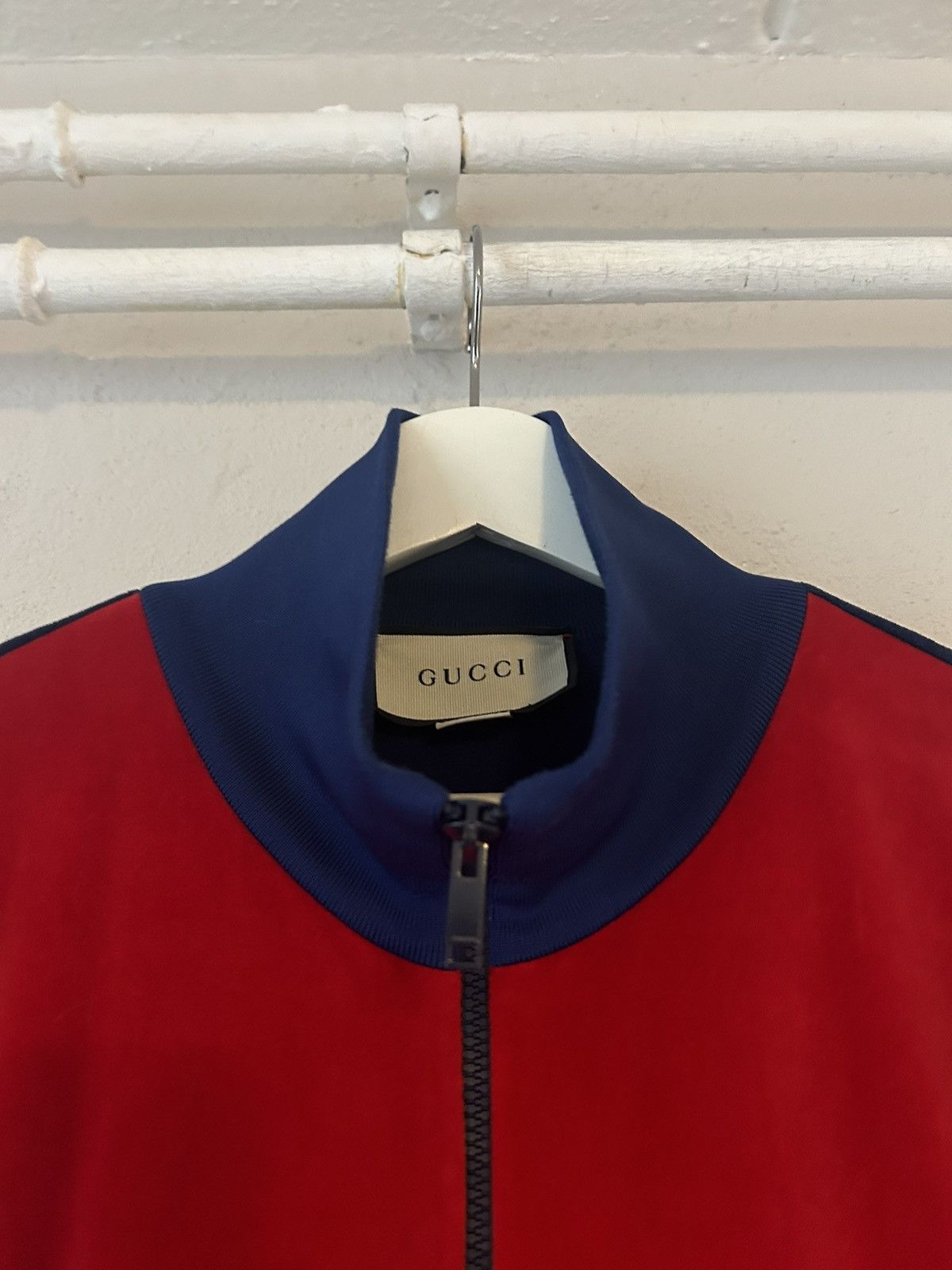 Gucci Velour Velvet Track Jacket Size US L / EU 52-54 / 3 - 3 Thumbnail