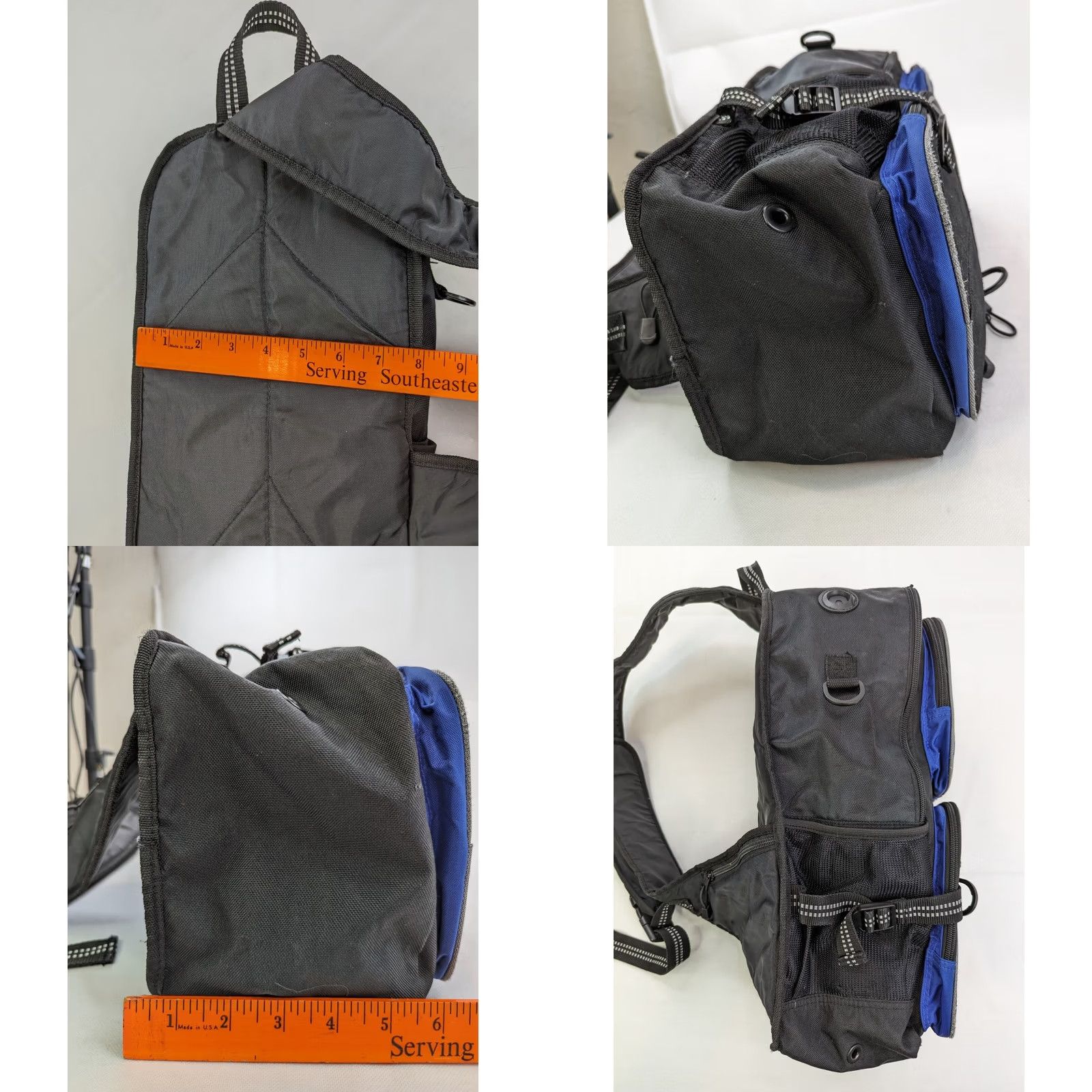 Vintage VINTAGE IRONMAN Triathlon Hydration Pack Running Bag Embroidered Shoulder Bag Black Medium Unisex Adults Boys Girls Mens Womens Size ONE SIZE - 8 Thumbnail