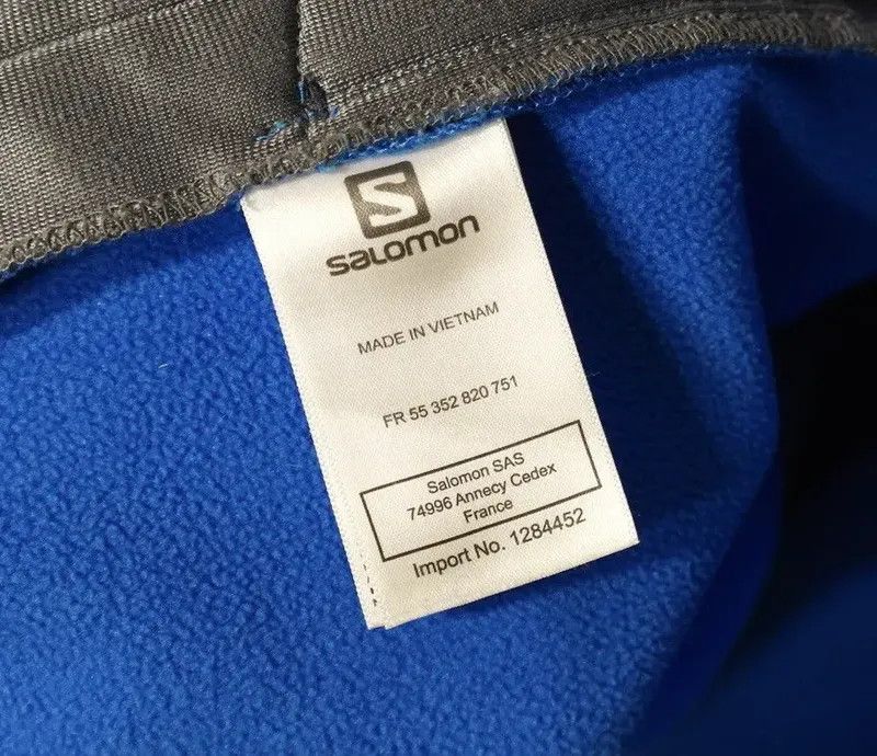 Salomon Salomon Acti Therm Men's Vest Size L Blue Size US L / EU 52-54 / 3 - 9 Thumbnail