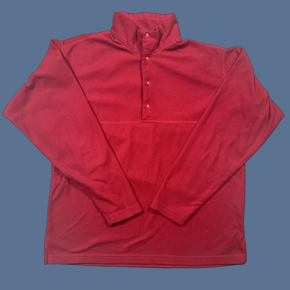 Patagonia VINTAGE Patagonia Synchilla Pullover Jacket Mens M Red Made in USA Size US M / EU 48-50 / 2 - 1 Thumbnail