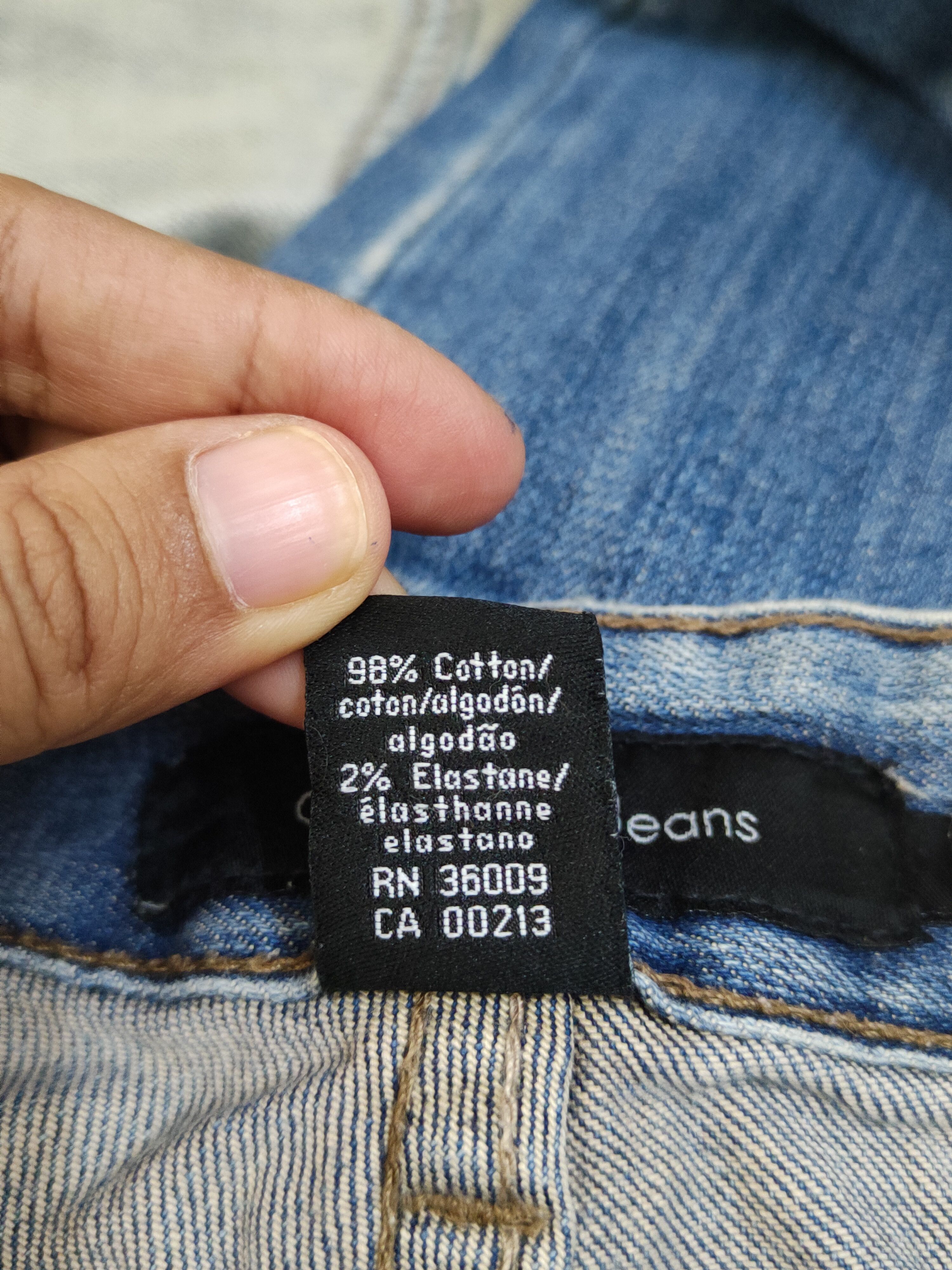Calvin Klein Calvin Klein Blue Distressed Ripped Jeans #W1494 Size 36" / US 14 / IT 50 - 17 Thumbnail