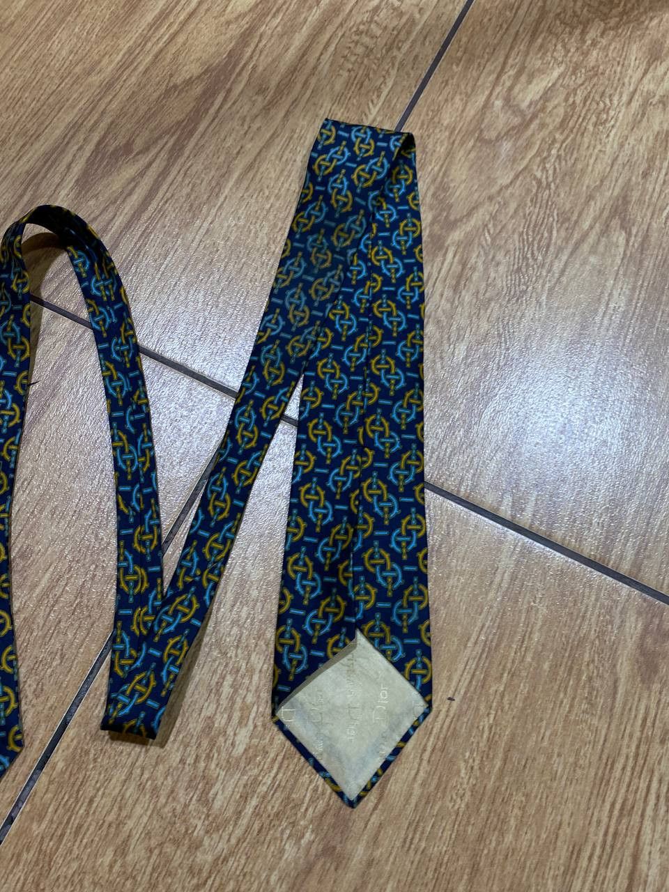 Dior Hype Tie Christian Dior Silk Monsieur Size ONE SIZE - 5 Thumbnail