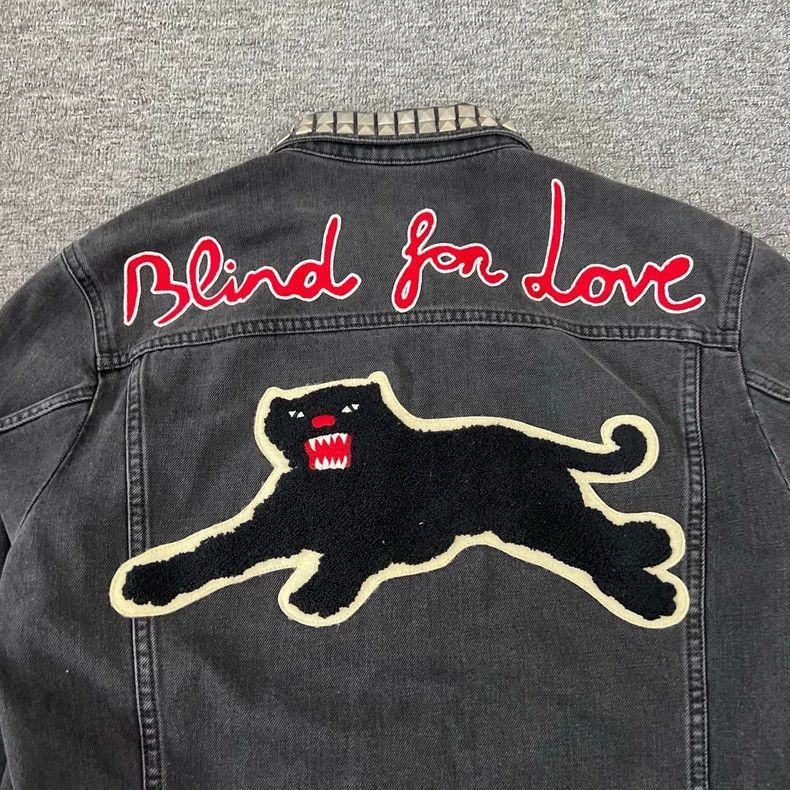 Gucci Gucci Black Panther Denim Jacket-2507 Size US L / EU 52-54 / 3 - 2 Thumbnail