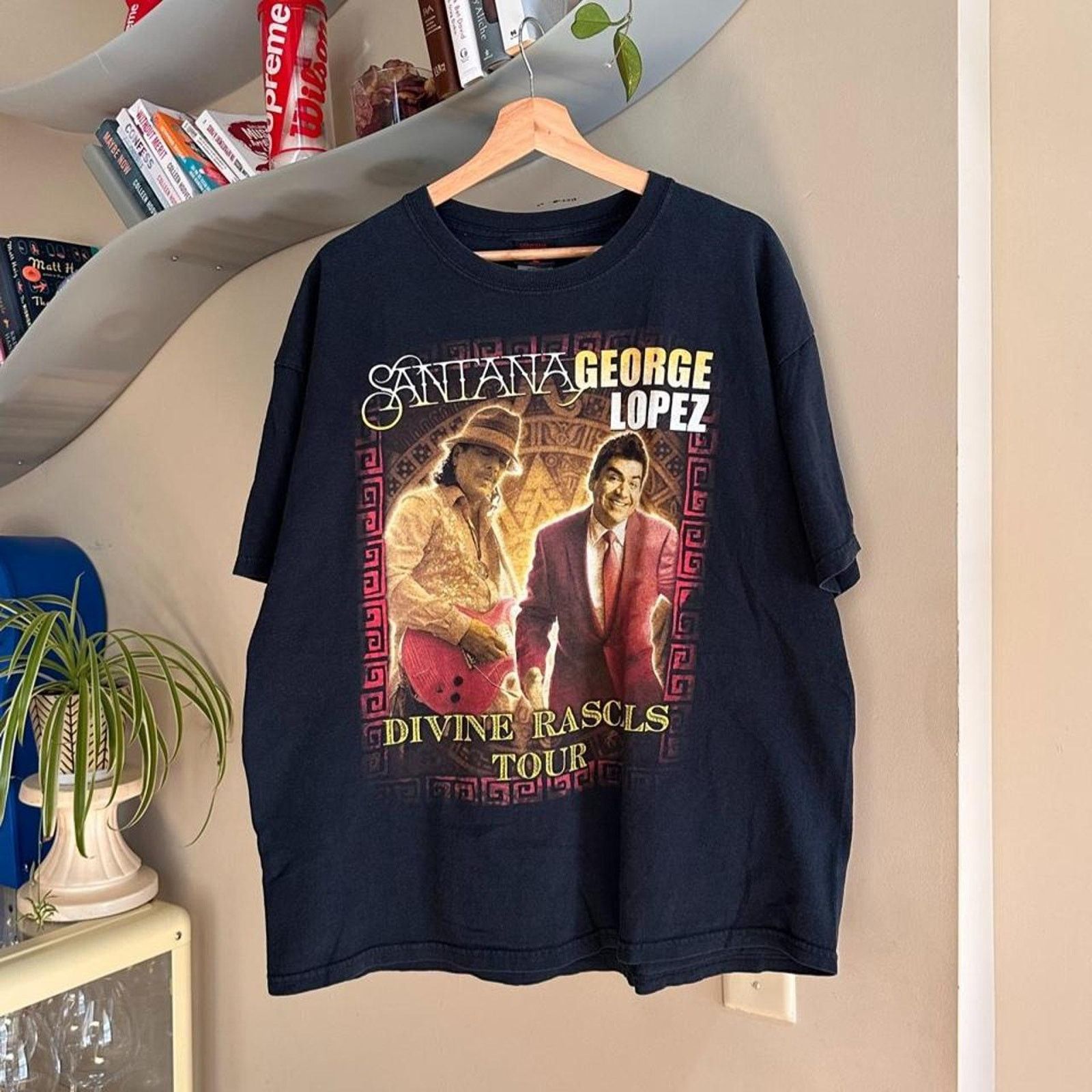 Band Tees × Mexicana Vintage 2008 Carlos Santana and George Lopez Shirt Size US XL / EU 56 / 4 - 1 Thumbnail