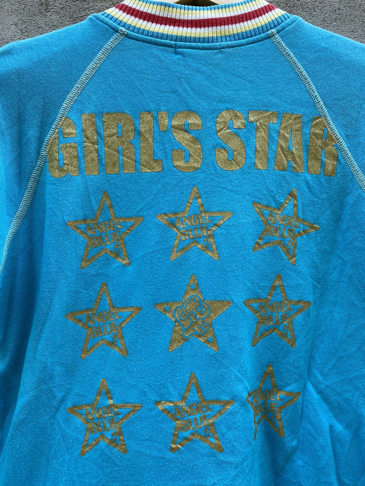 Beauty Beast 🖤BLACFRIDAY🖤Angel Blue Girl's Star Hoodie Size US L / EU 52-54 / 3 - 4 Thumbnail