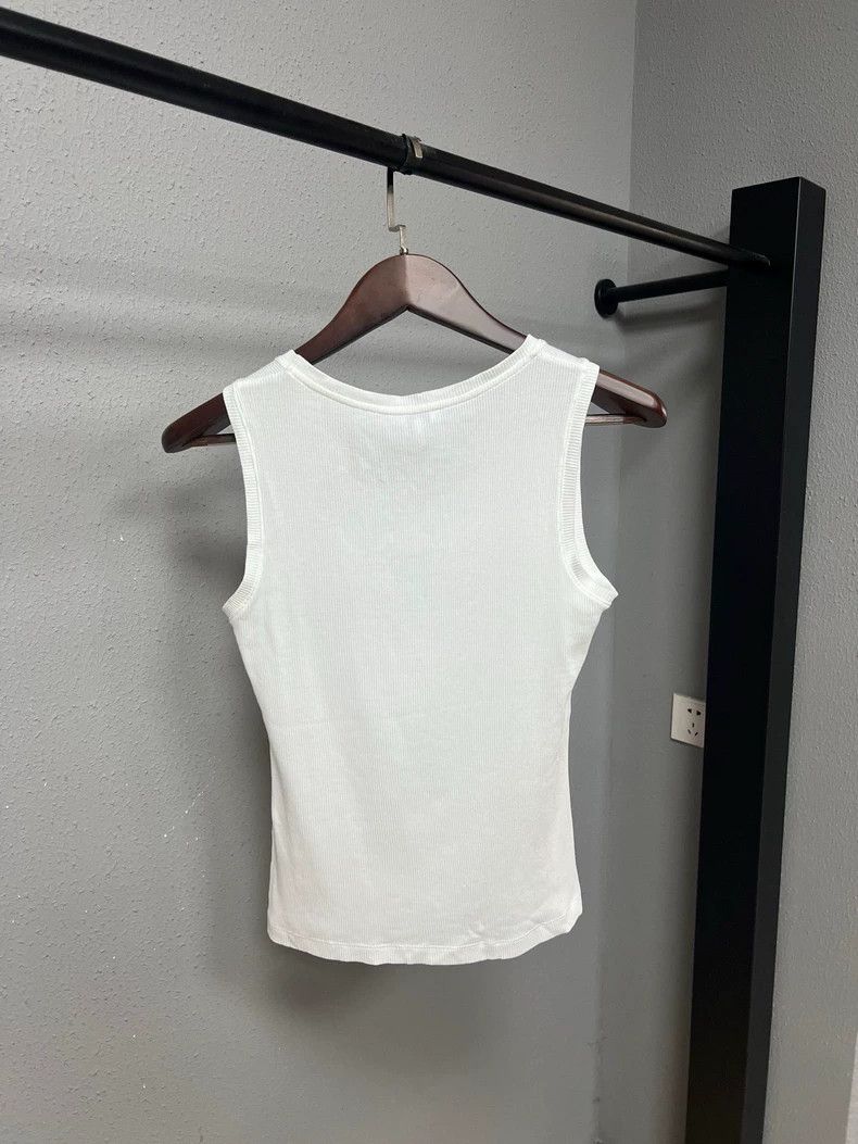 Loewe LOEWE White slogan vest Size M / US 6-8 / IT 42-44 - 2 Thumbnail