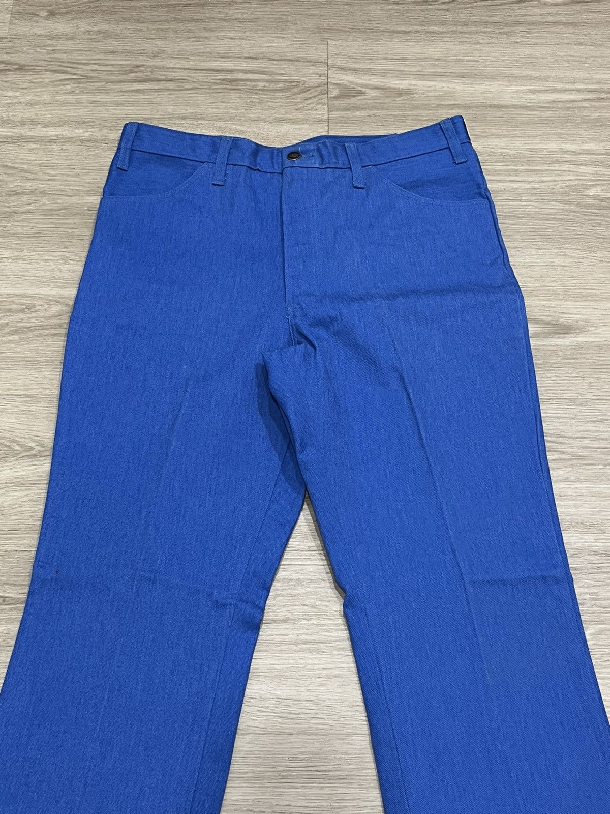 Dickies × Vintage Vintage 70/80s Dickies Carpenter Work Pants Blue Size 36x33 Size US 36 / EU 52 - 2 Thumbnail