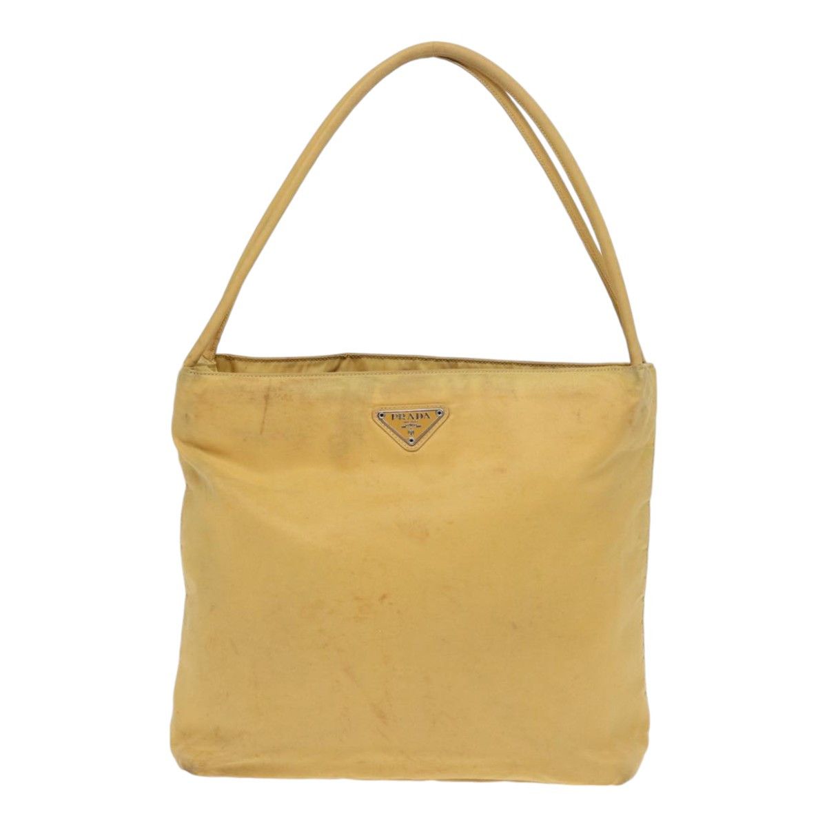 Prada Tessuto Yellow Synthetic Tote Bag (Pre-Owned) Size ONE SIZE - 1 Thumbnail