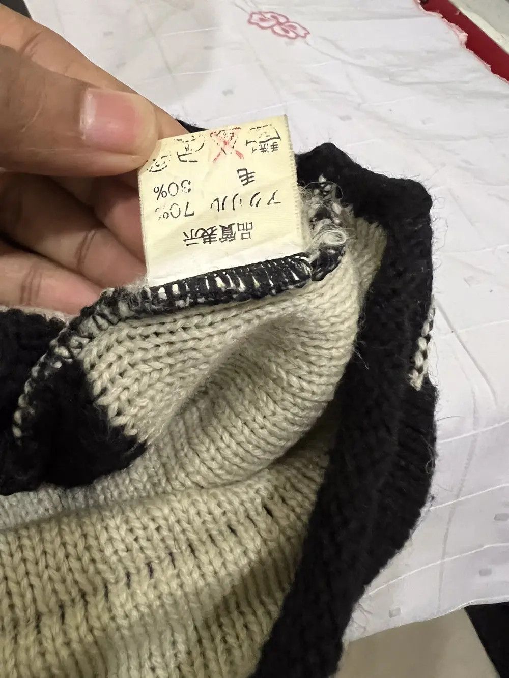 Japanese Brand × Vintage Japanese Brand Plain Beanie Hat Size ONE SIZE - 5 Thumbnail