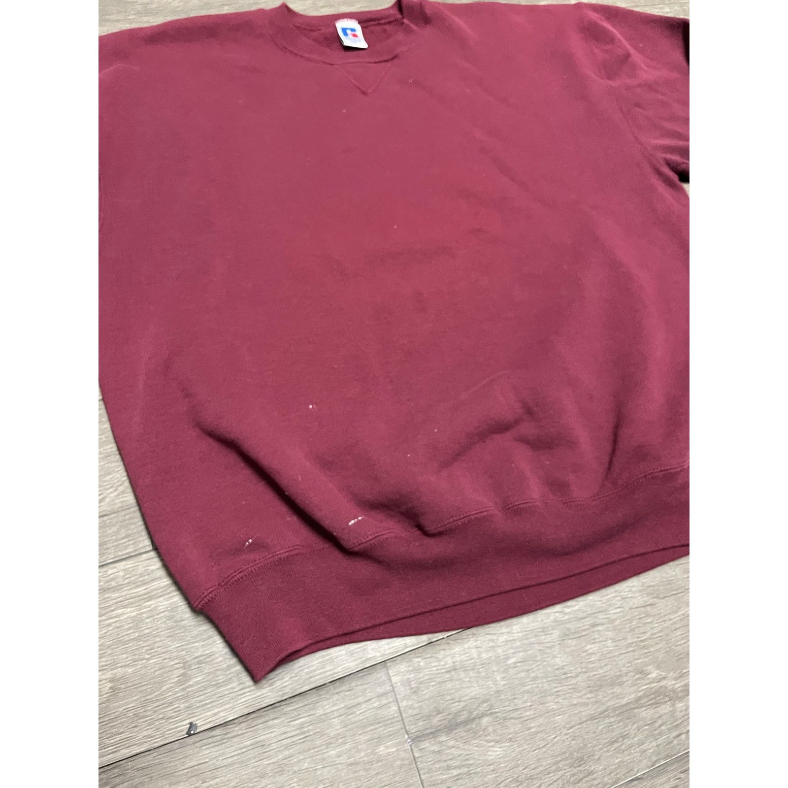 Russell Athletic × Vintage Vintage Russell Dark Red Sweatshirt Sz XXL 90s Size US XXL / EU 58 / 5 - 3 Thumbnail