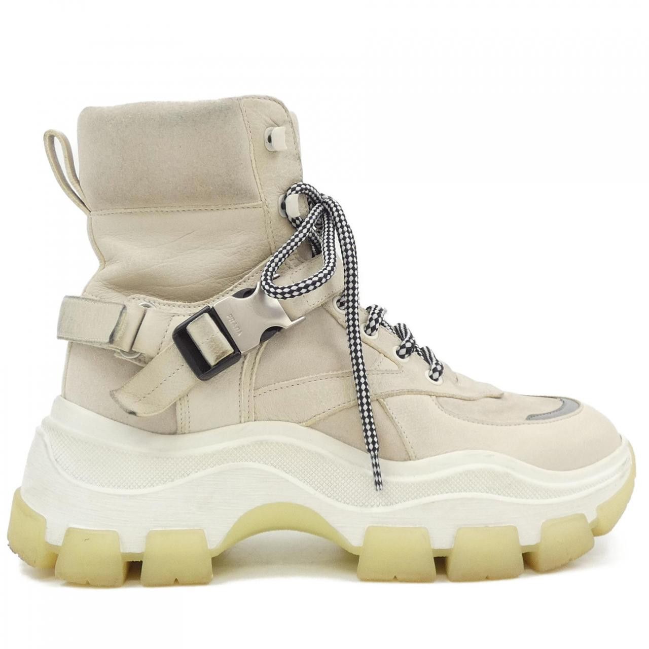 Prada Prada Prada 1T611L Boots Leather Shoes 1T611L DUTY FREE for USA Size ONE SIZE - 1 Thumbnail