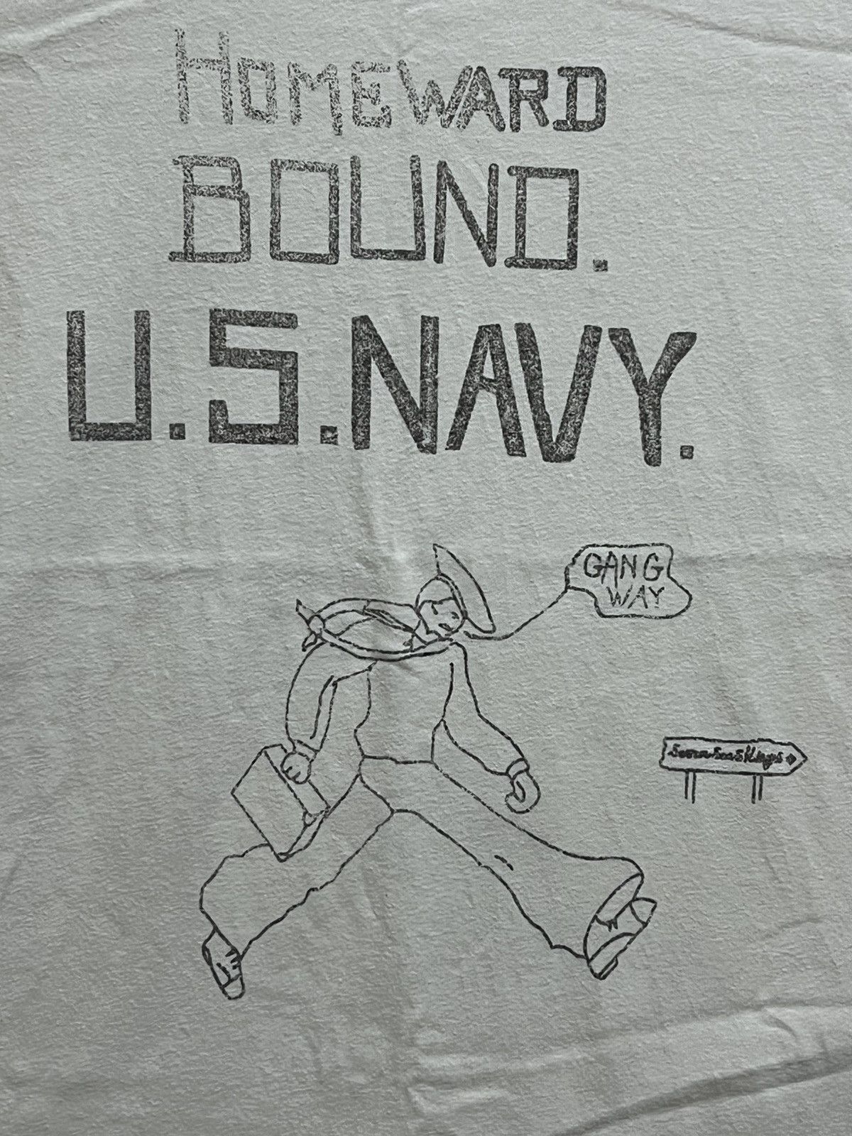 Japanese Brand × NANO universe Home Ward Bound US Navy T-Shirt Size US S / EU 44-46 / 1 - 2 Thumbnail