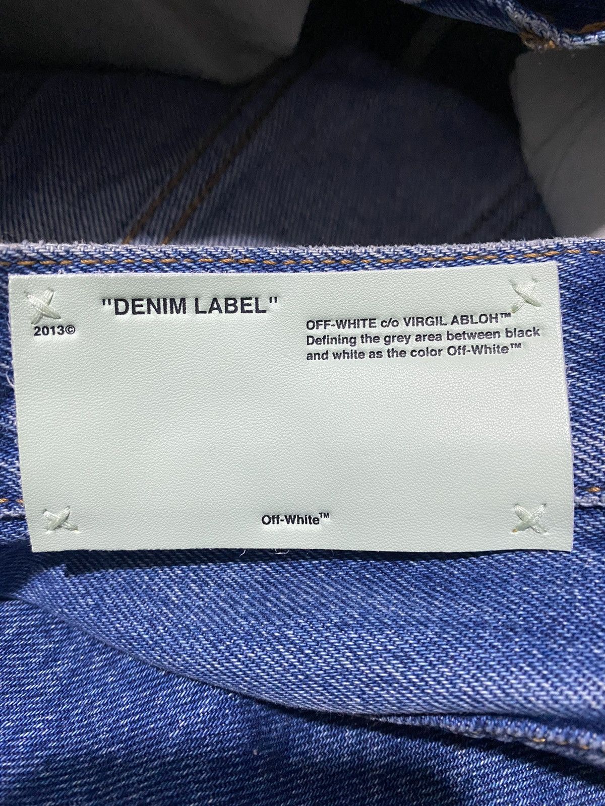 Off-White Off white virgil abloh baggy Flare denim Jeans Size 25" / US 0 / IT 36 - 7 Thumbnail