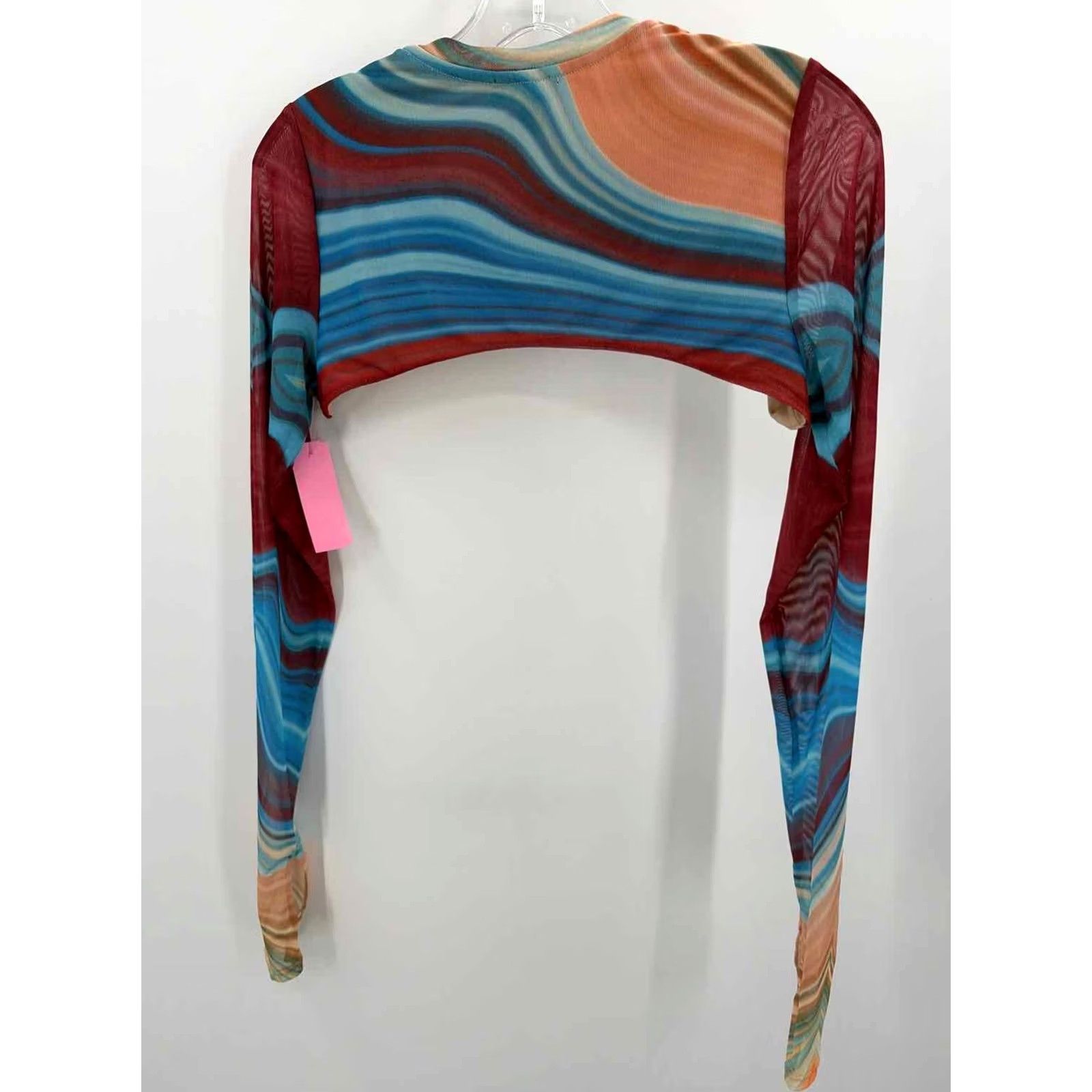 Vintage AFRM Orange Size Small Long Sleeve Blouse Size S / US 4 / IT 40 - 2 Thumbnail