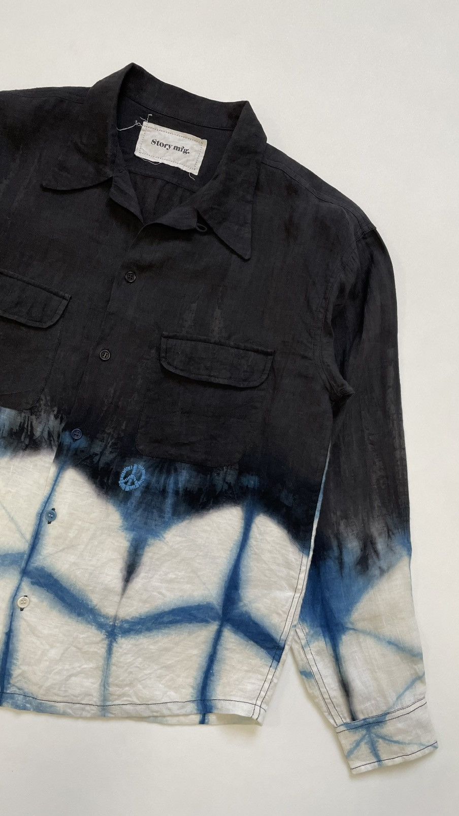 Story Mfg. ‘Peace Tie Dye’ Print Long Sleeve Shirt Size US L / EU 52-54 / 3 - 6 Thumbnail