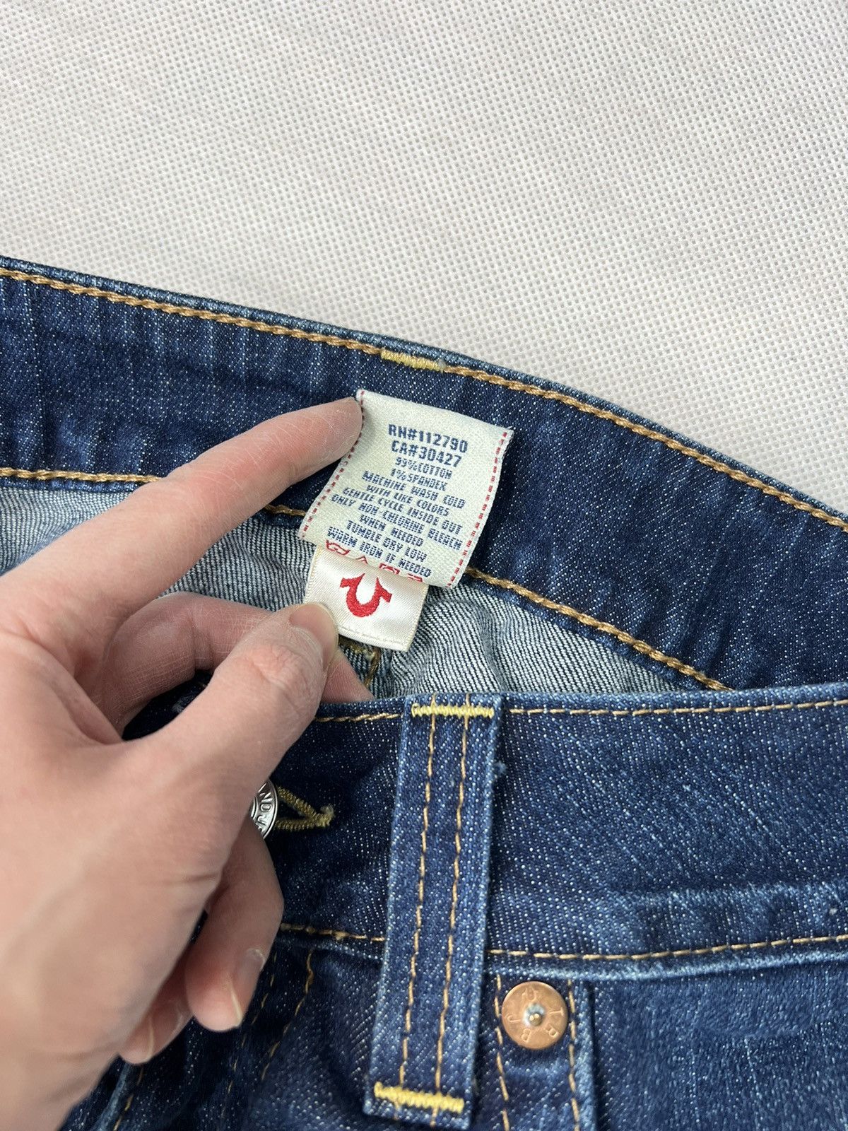 True Religion Pants True Religion Brand Jeans Blue Unisex Size 28" / US 6 / IT 42 - 6 Thumbnail