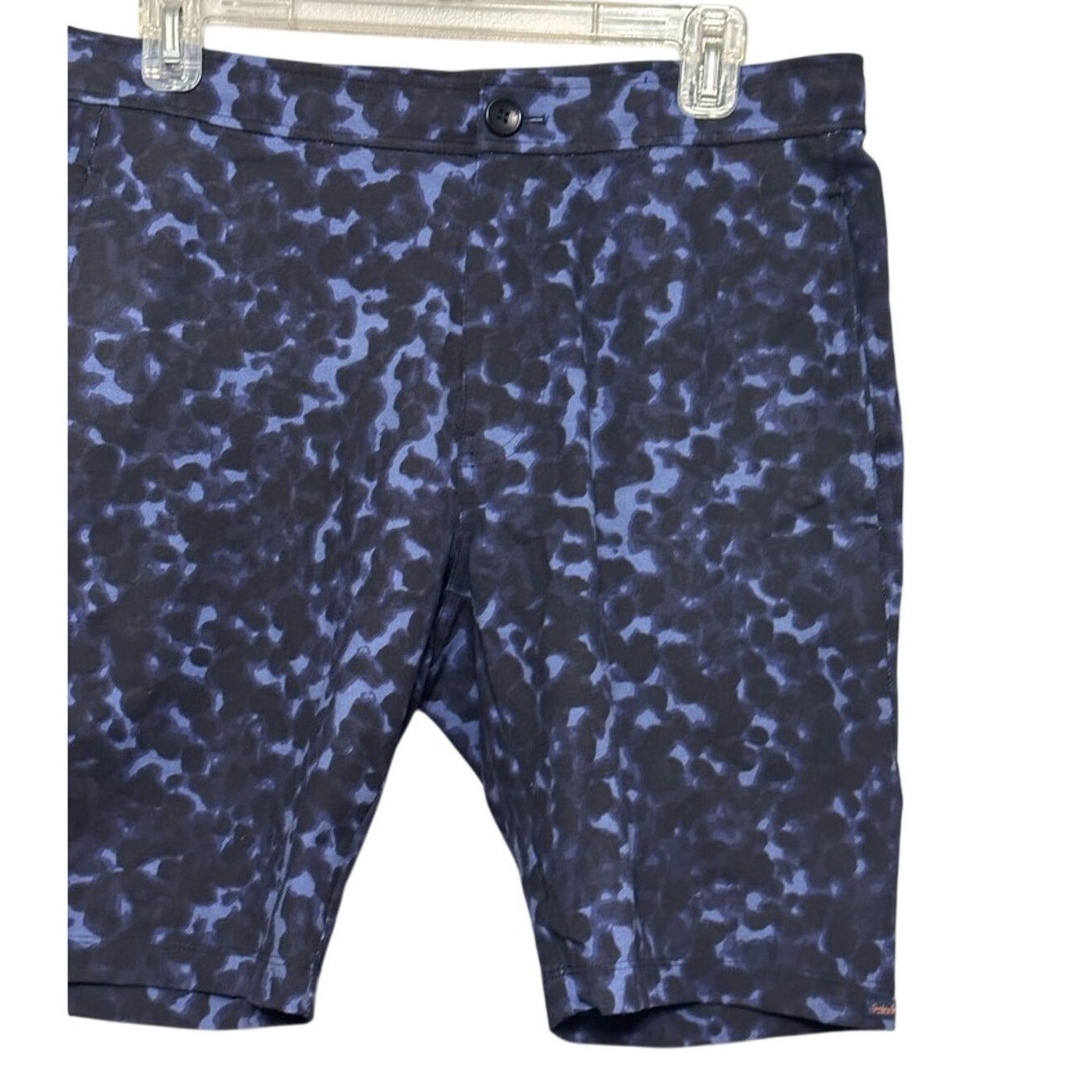 Other Good Man Brand Chino Shorts Jersey Flat Front Blue M NWOT Size US 32 / EU 48 - 3 Thumbnail